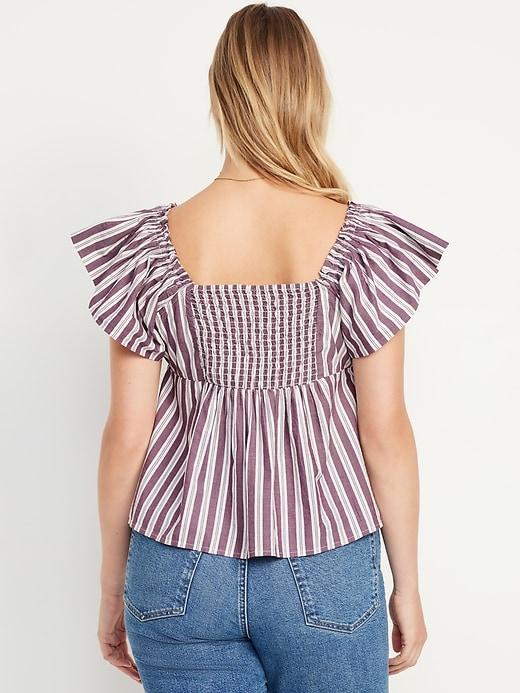 Flutter-Sleeve Top Product Image