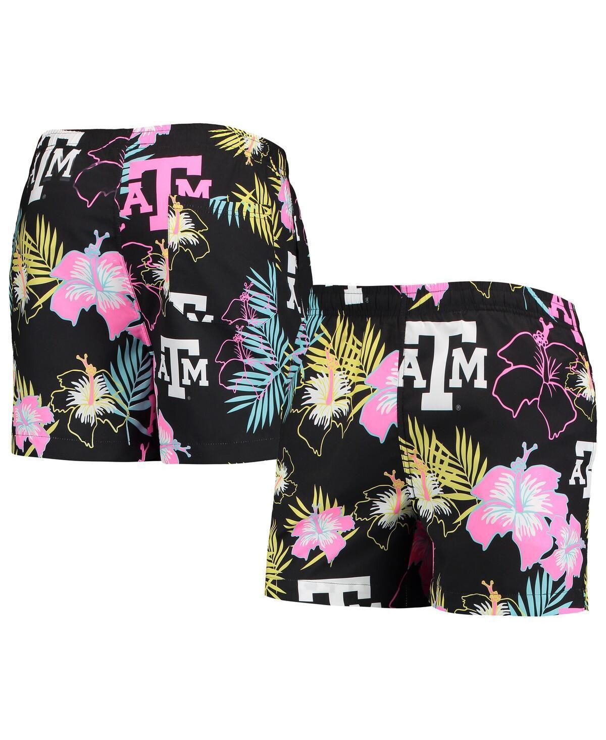 Mens FOCO Texas A&M Aggies Neon Floral Swim Trunks Product Image