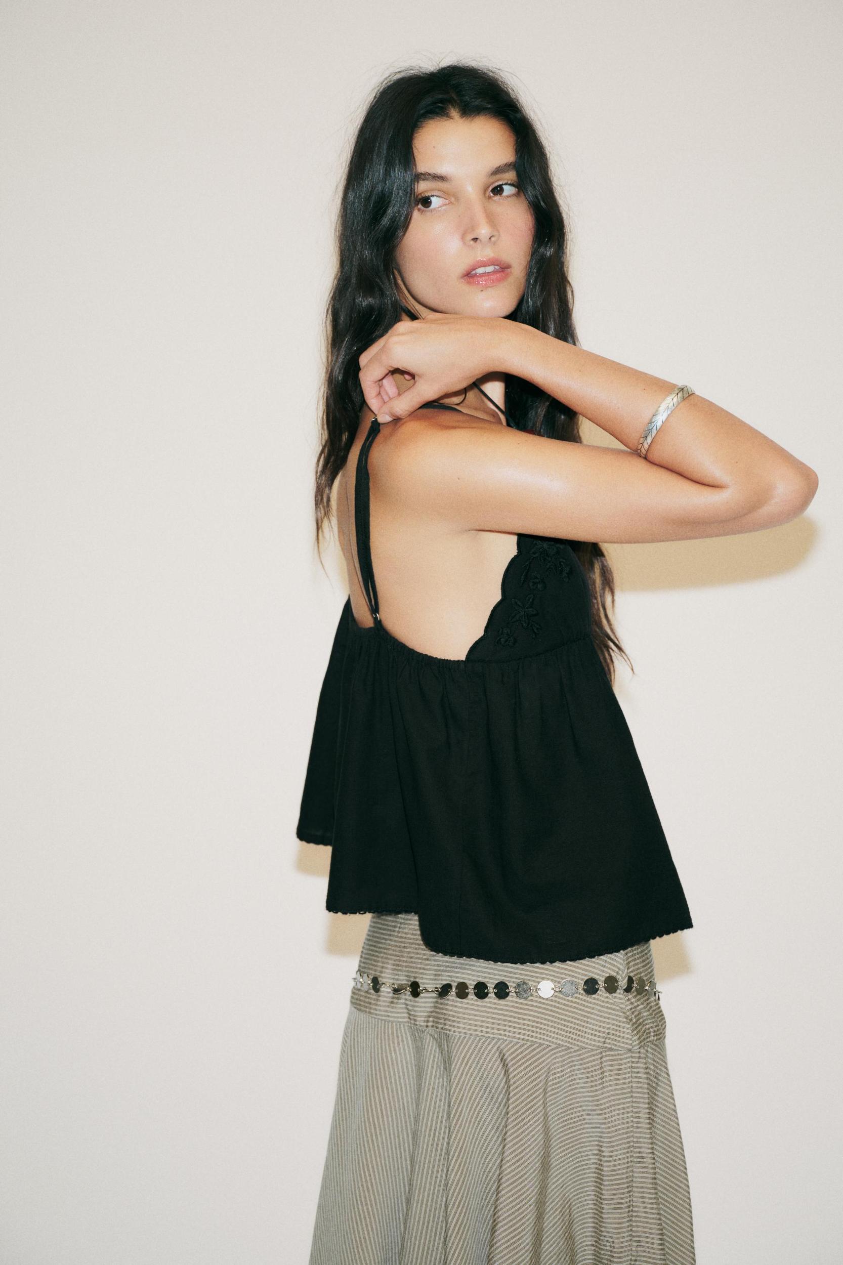 EMBROIDERED TOP Product Image