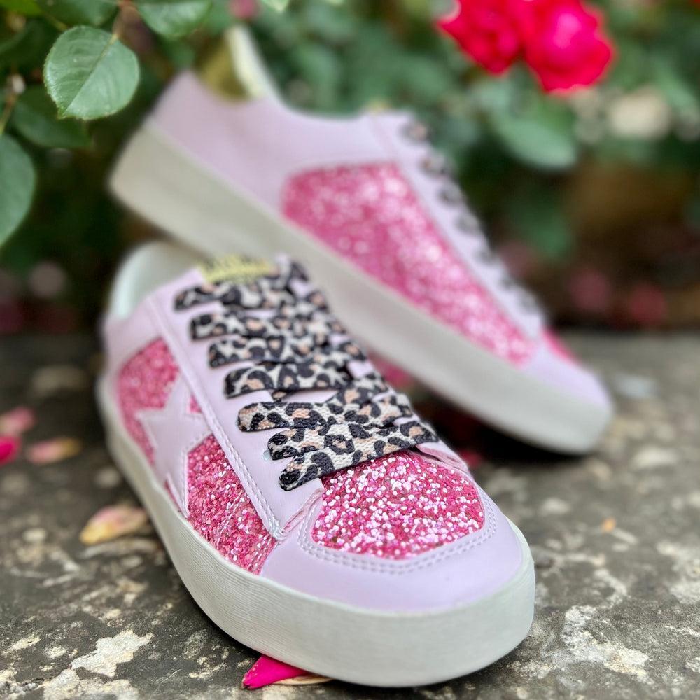 Pink Stars In Cali Sneakers Product Image