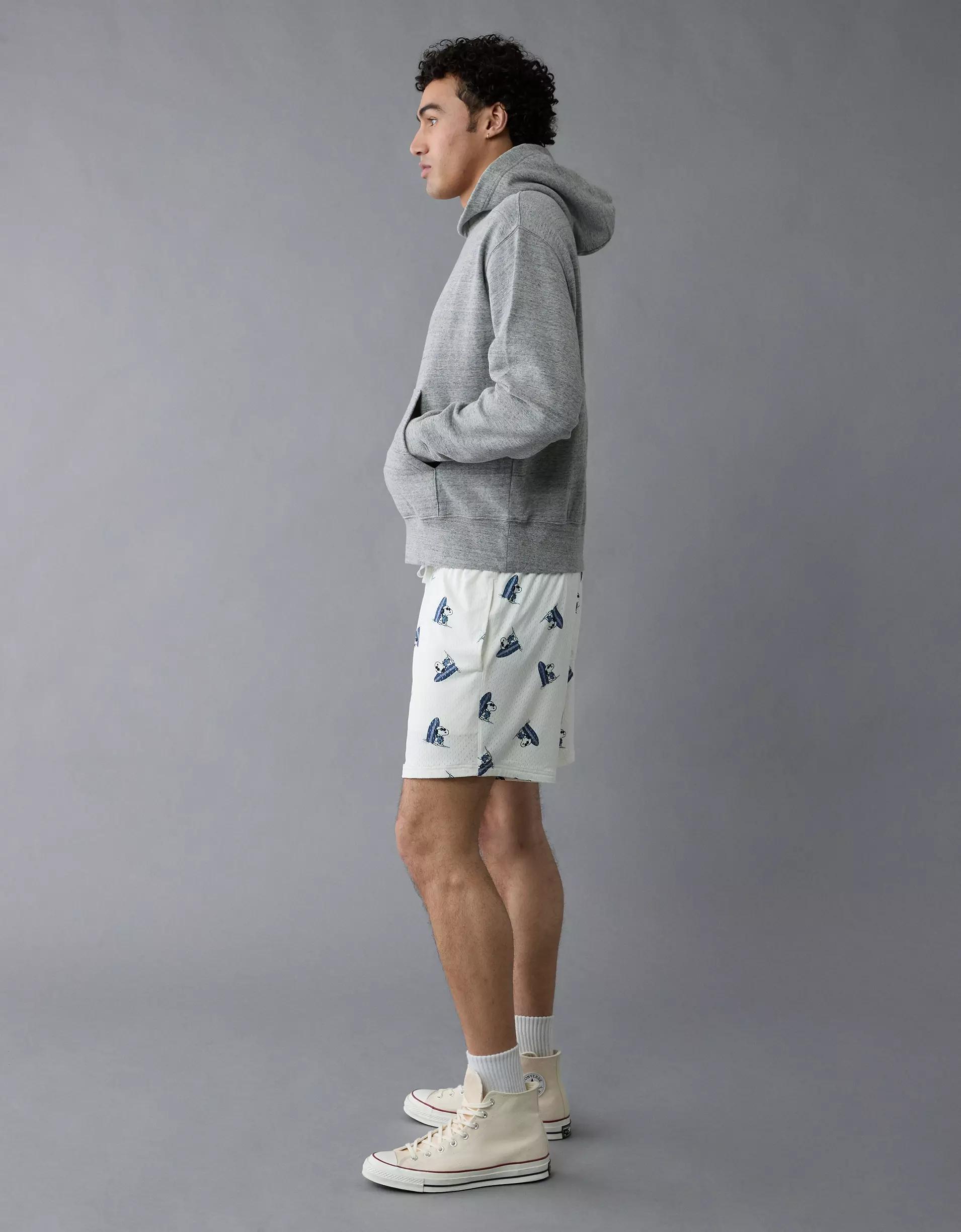 AE Sofa Surfin' 6" Snoopy Graphic Mesh Lounge Short Product Image