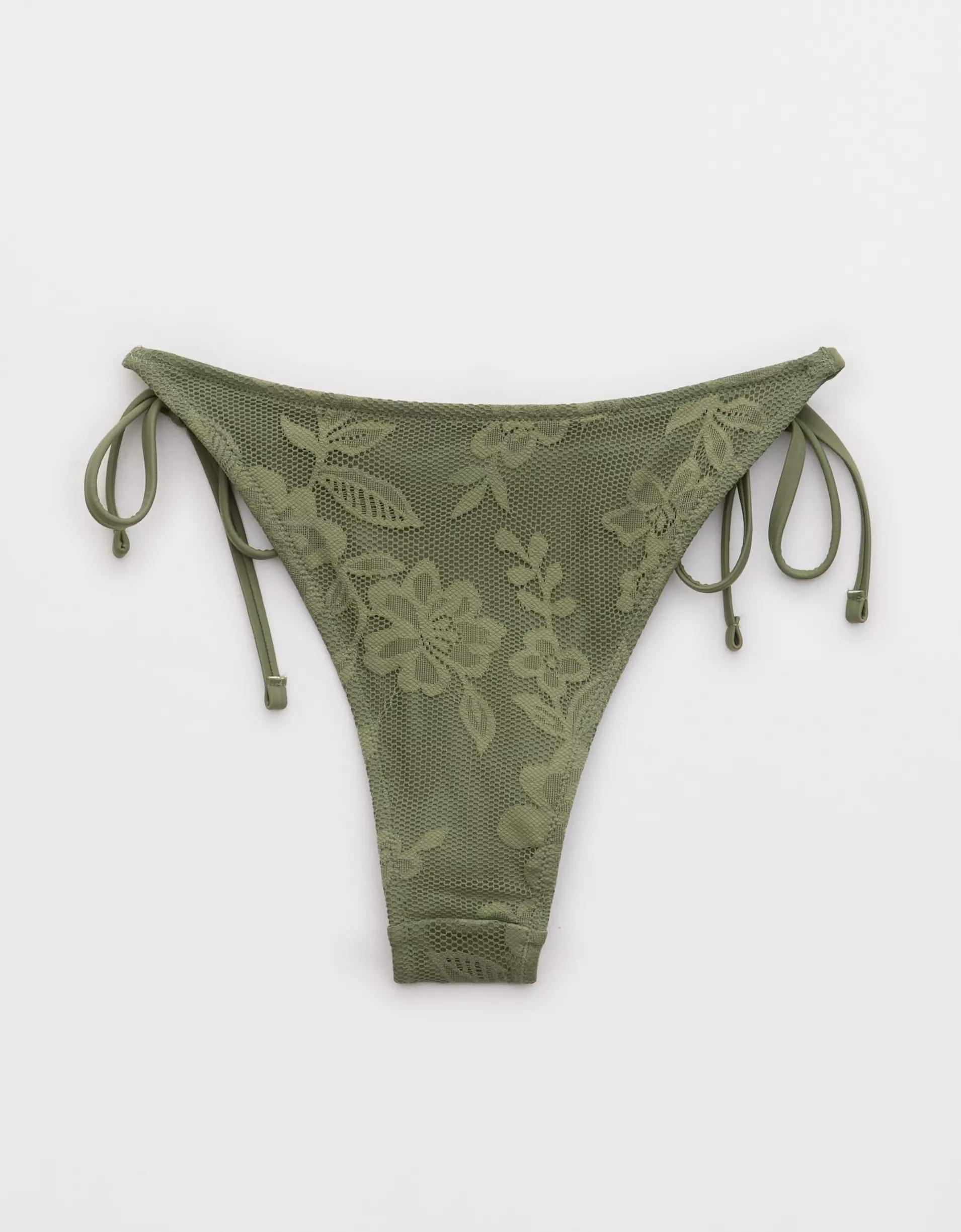 Aerie The Sunbun Lace Bikini Bottom Product Image
