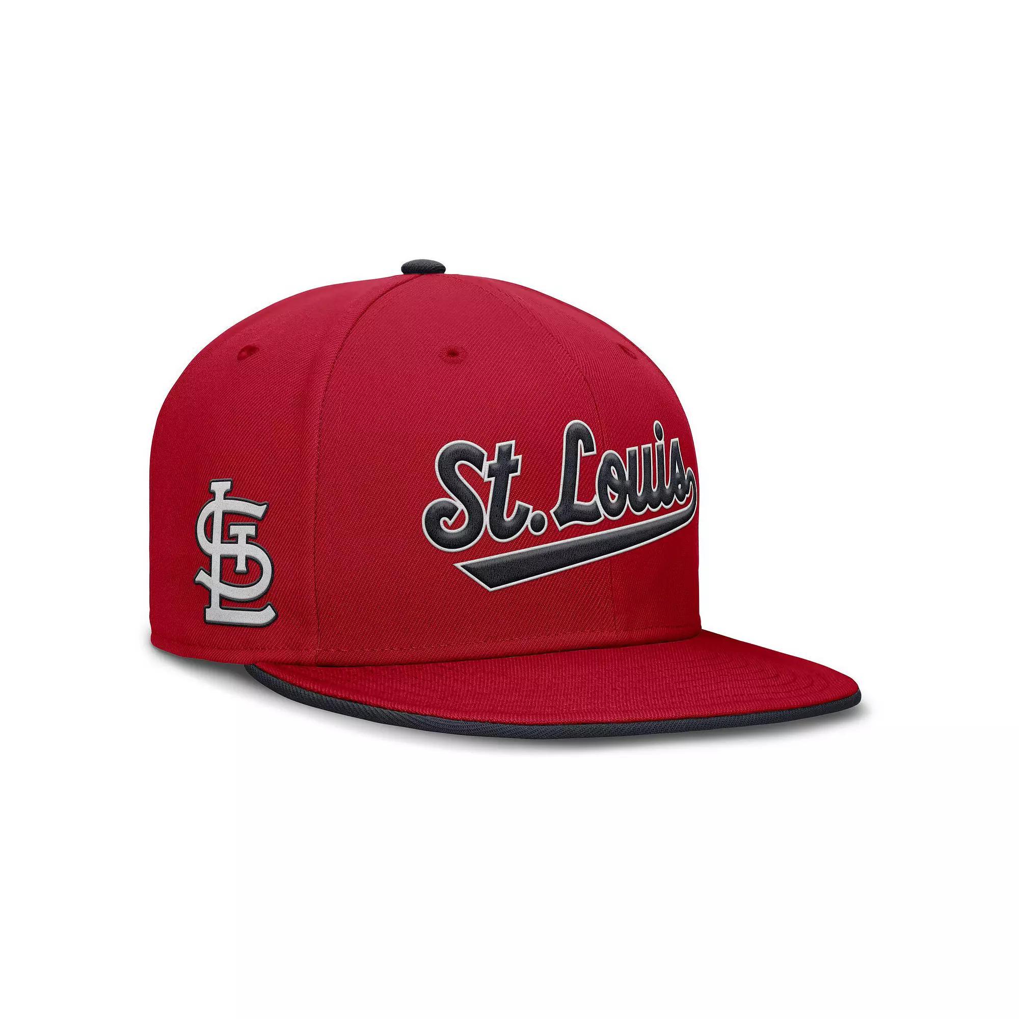 Men's Nike Red St. Louis Cardinals True Performance Fitted Hat,  Product Image