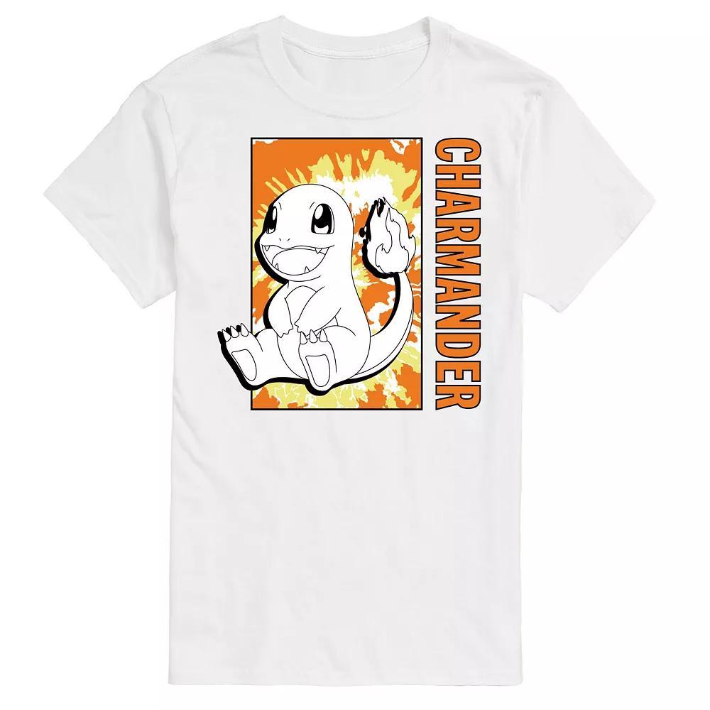 Men's Pokemon Tie Dye Charmander Tee,  Product Image