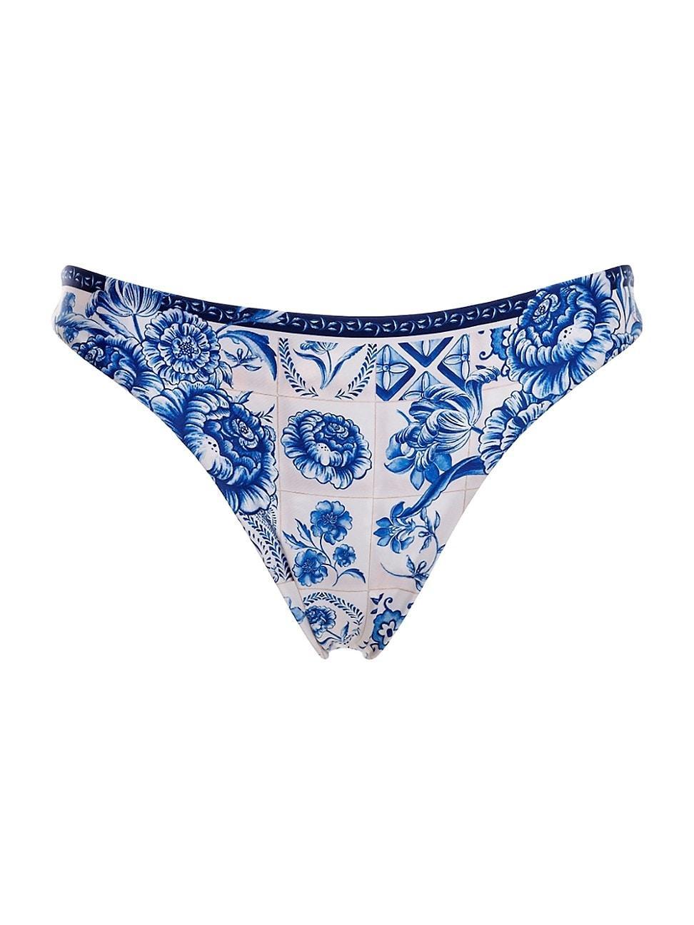 Womens Riveria Radiance Ilu Azure Floral Bikini Bottom Product Image