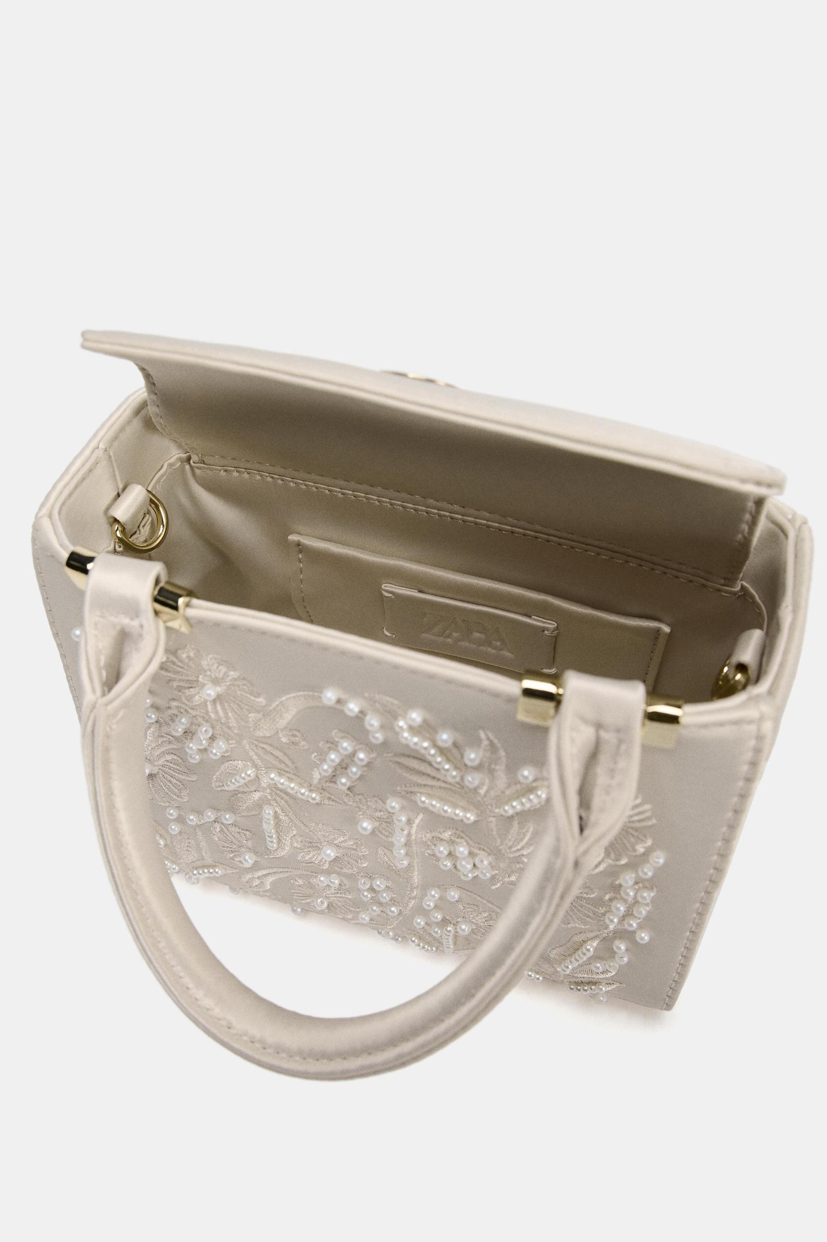 SATIN EFFECT PEARL BAG Product Image