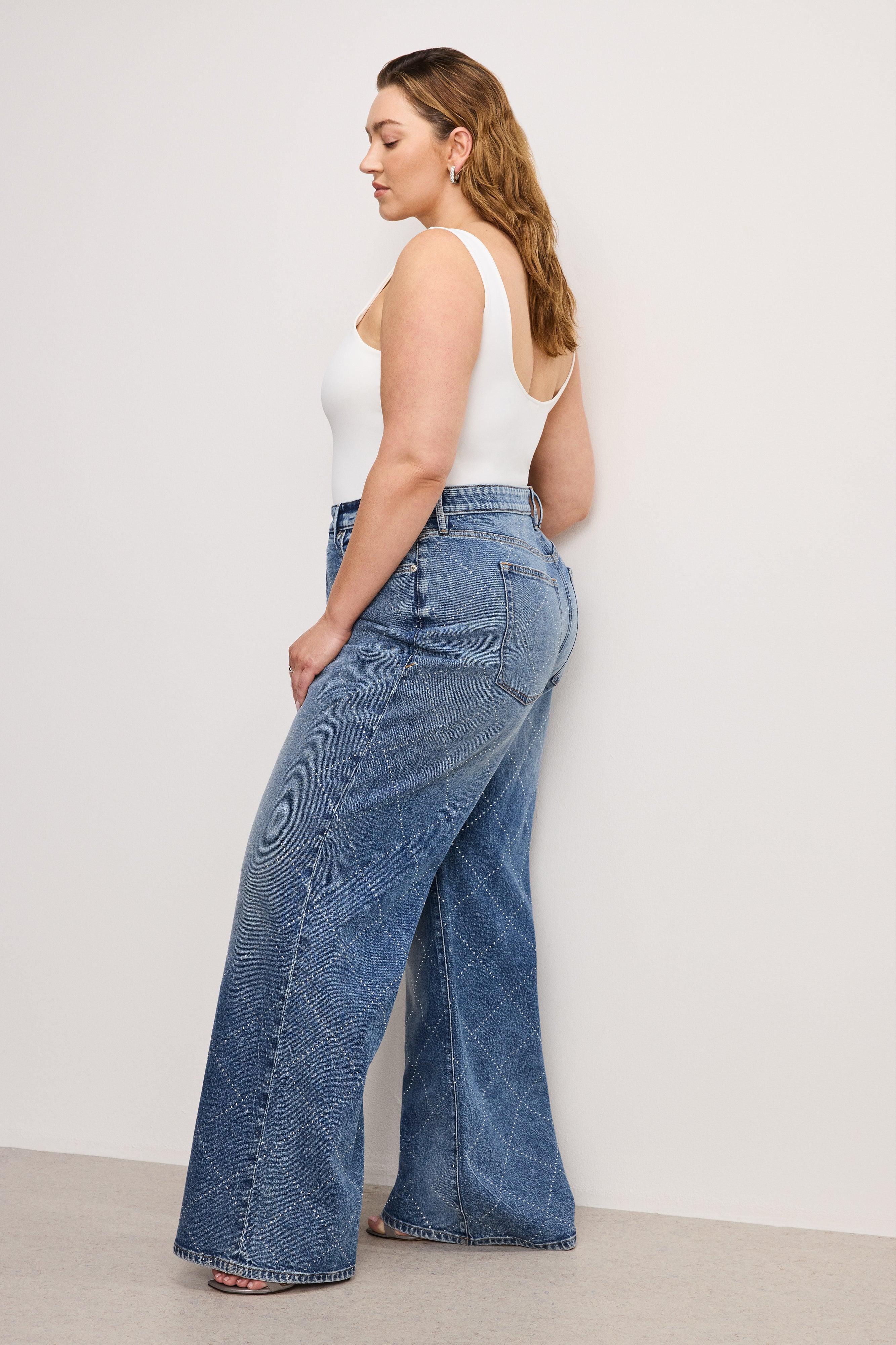 GOOD EASE RELAXED DIAMOND JEANS | INDIGO827 Product Image