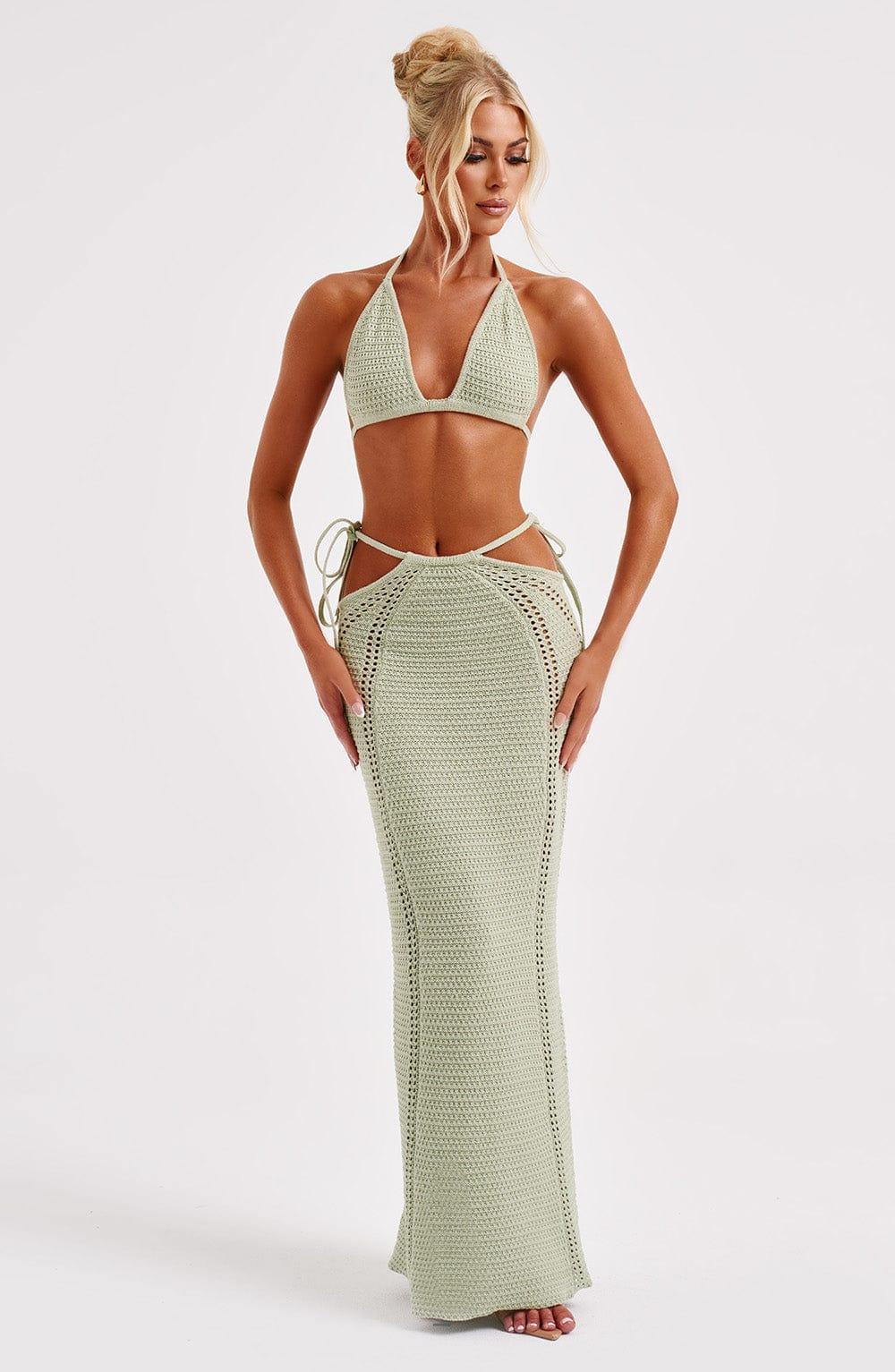 Jia Maxi Skirt - Green Product Image