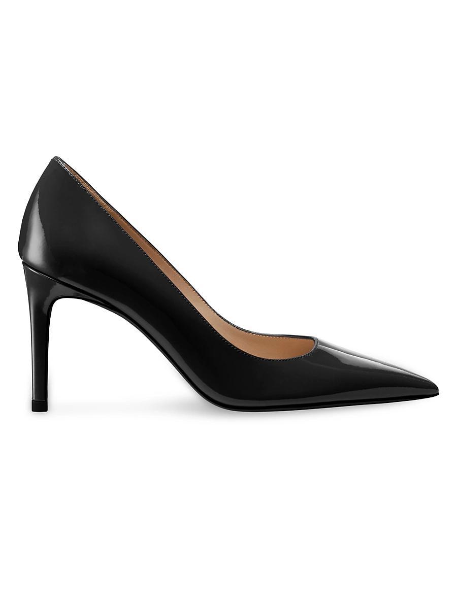 Womens Stuart Power 85 75MM Patent Leather Pumps Product Image