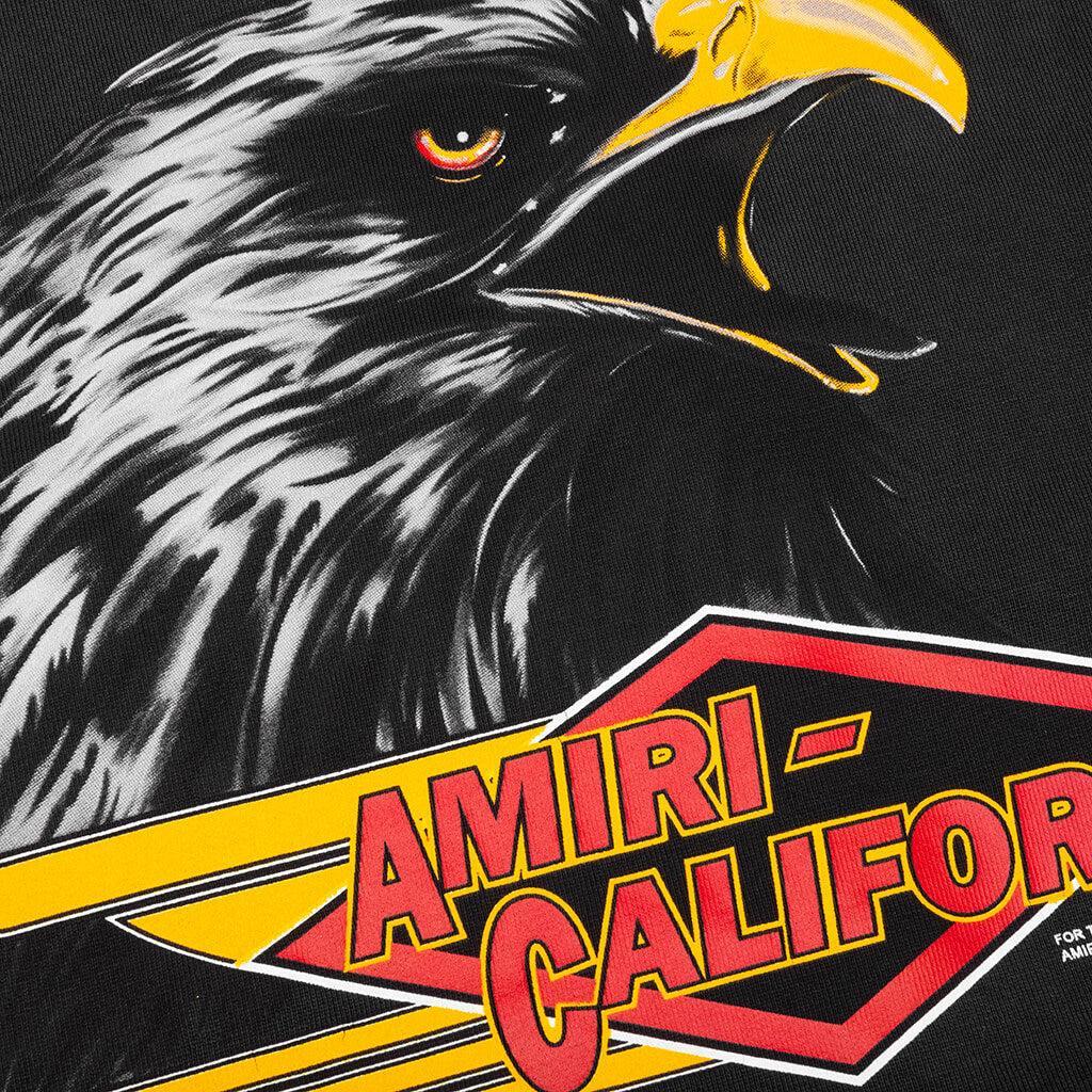 Amiri Eagle Oversized Tee - Black Male Product Image