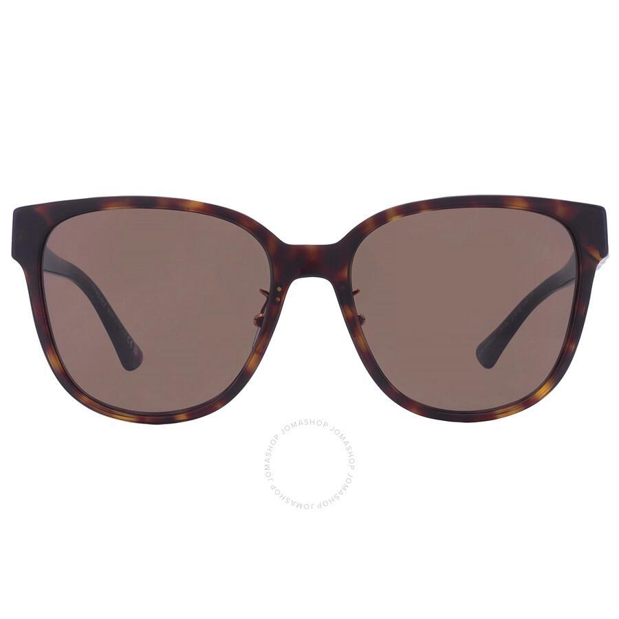 VERSACE Dark Brown Square Ladies Sunglasses Ve4460d 108/73 57 In Brown / Dark Product Image