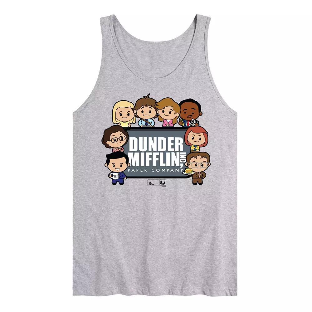 Men's The Office Dunder Mifflin Tank Top, Size: Large, Gray Product Image