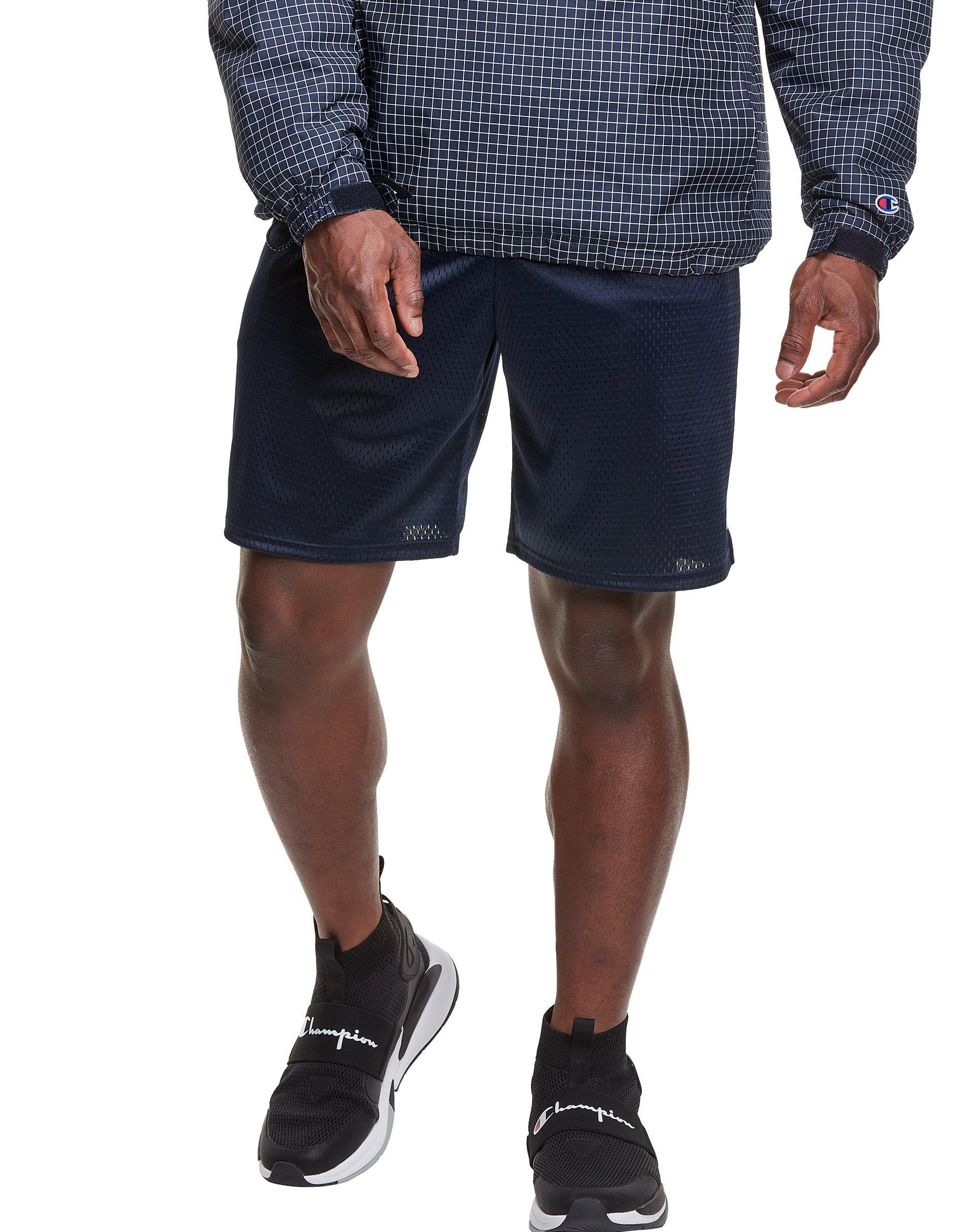 Mens Champion Mesh Shorts, 9 Team Gold 2XL Product Image