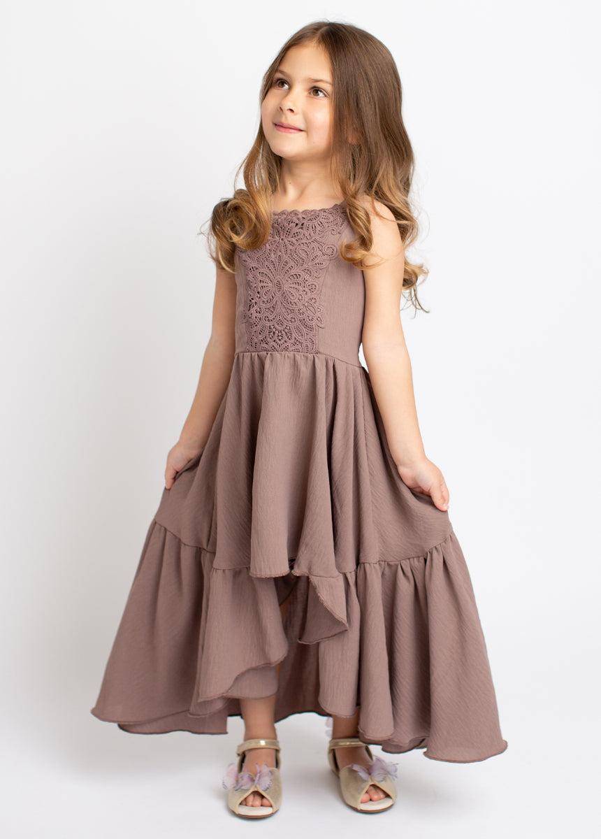 Amala Dress in Dusk Girls Product Image