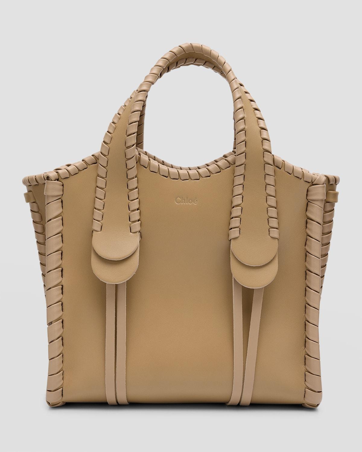 Chloe Mony Small Leather Tote Product Image