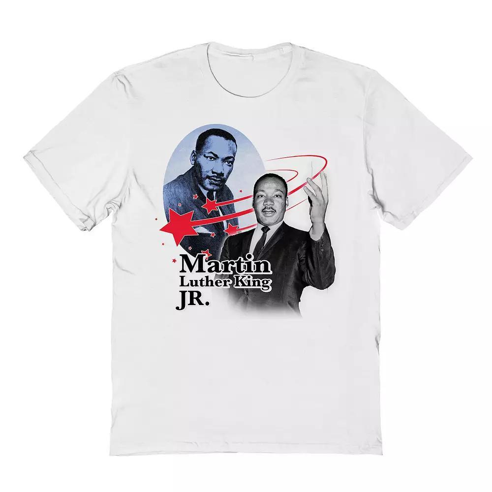 Men's Shooting Stars Graphic T-Shirt, Size: Medium, White Product Image