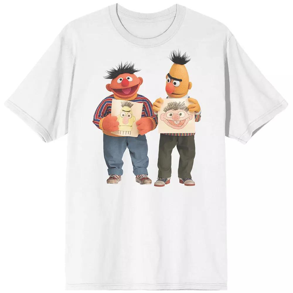 Men's Sesame Street Bert And Ernie Short Sleeve Graphic Tee,  Product Image