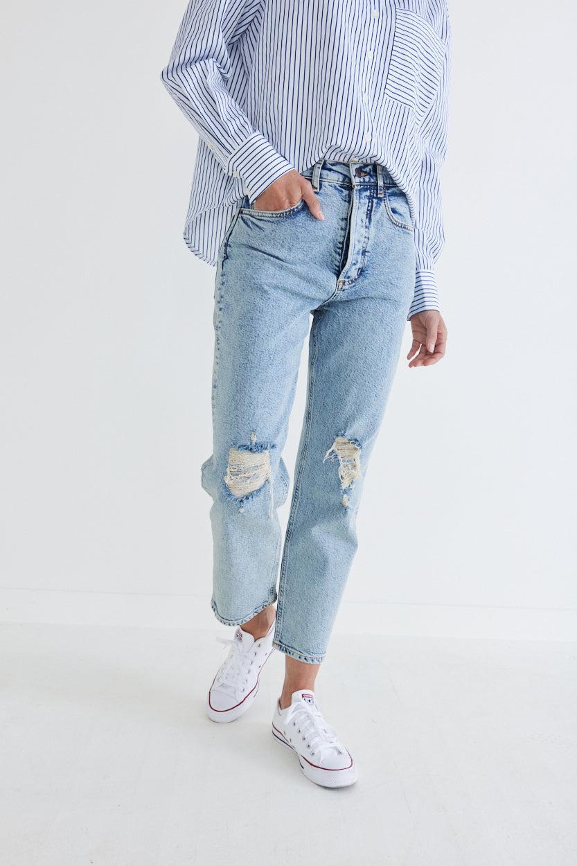 The 90s Loose Fit Denim Pants Product Image