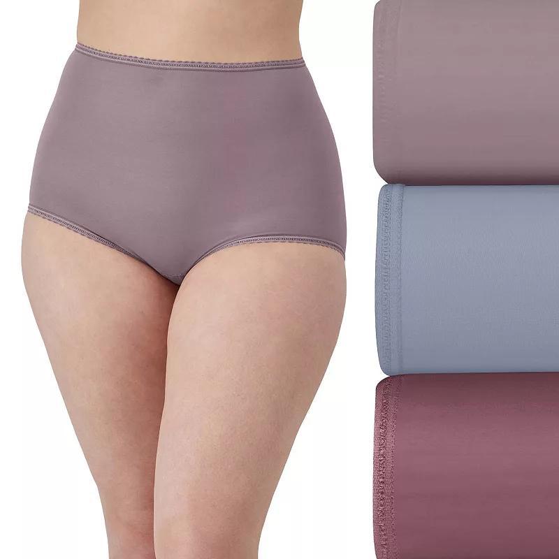 Bali Skimp Skamp 3-Pack Brief Underwear DFA633, Womens Product Image