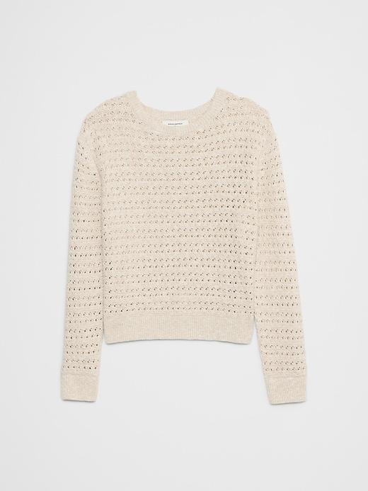 Open Stitch Pullover Sweater Product Image