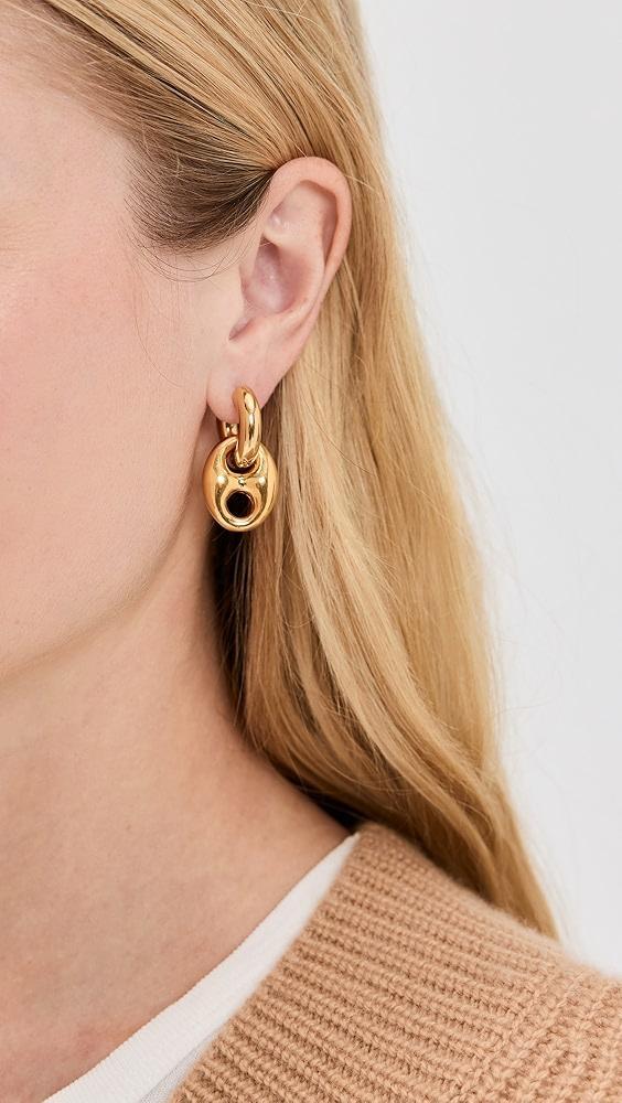 Timeless Pearly Mix and Match Earrings with Coffee Beans | Shopbop Product Image