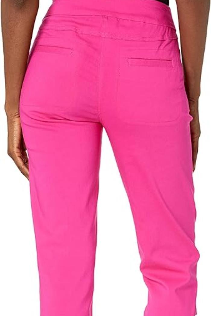 P/O Solid Crop with Read Front & Back Pockets and Ladder Straps at Hem Product Image