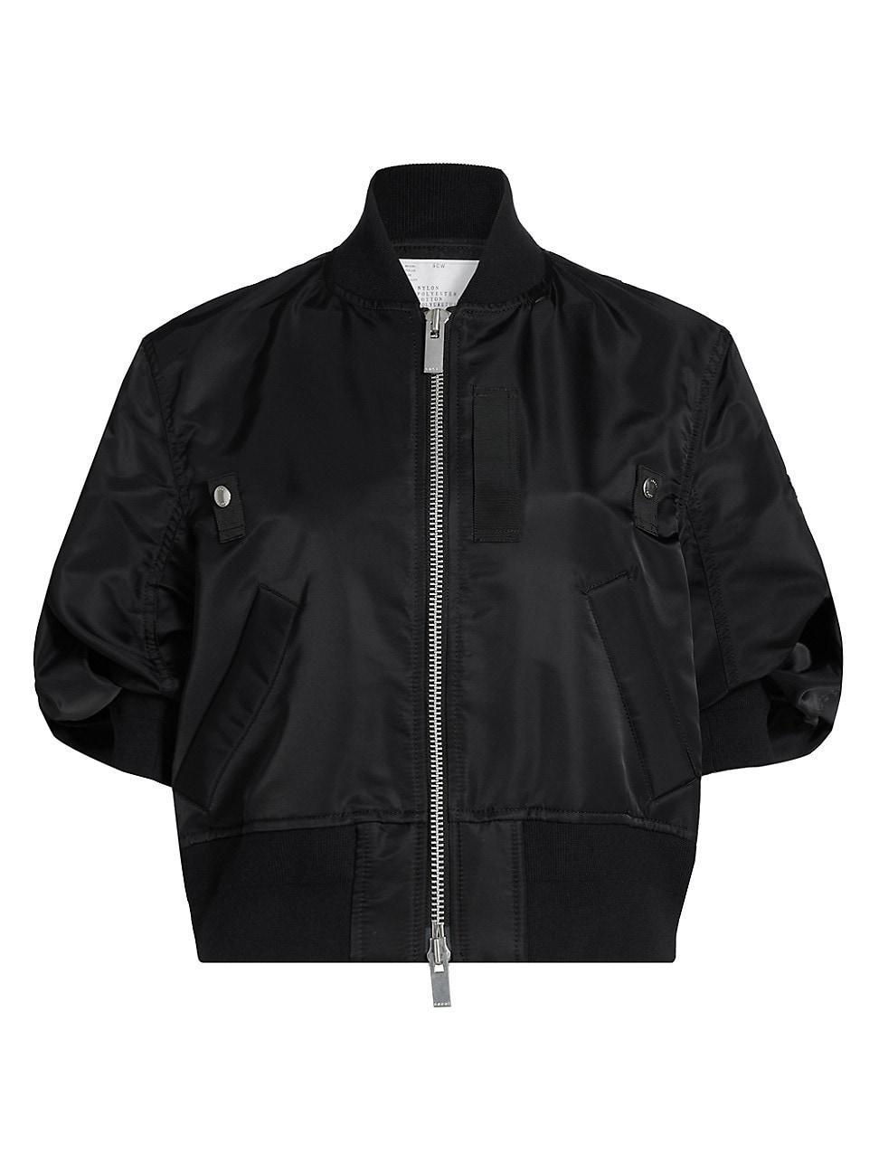 Womens Twill Blouson Zip Jacket Product Image