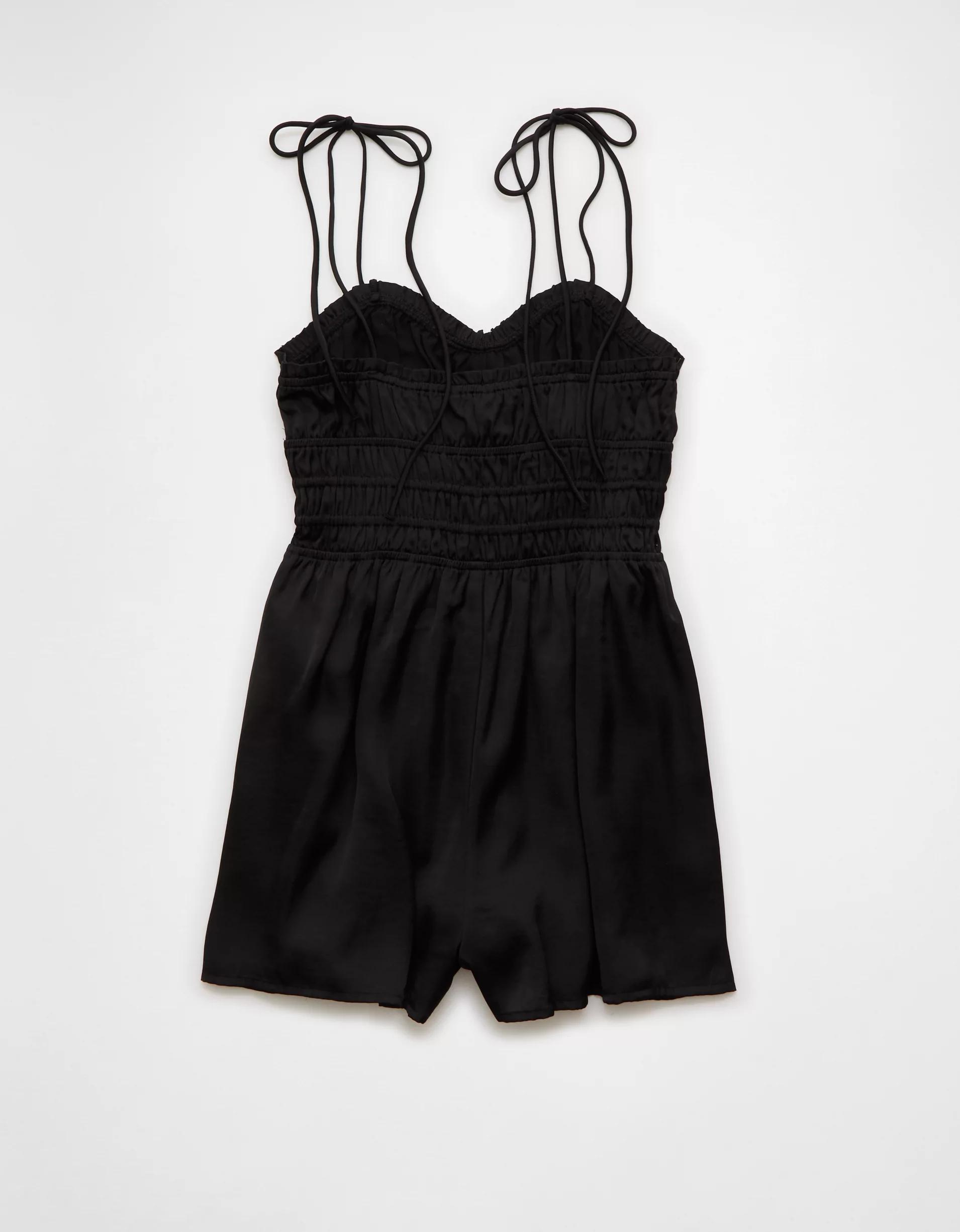 AE Tie Ruched Romper Product Image