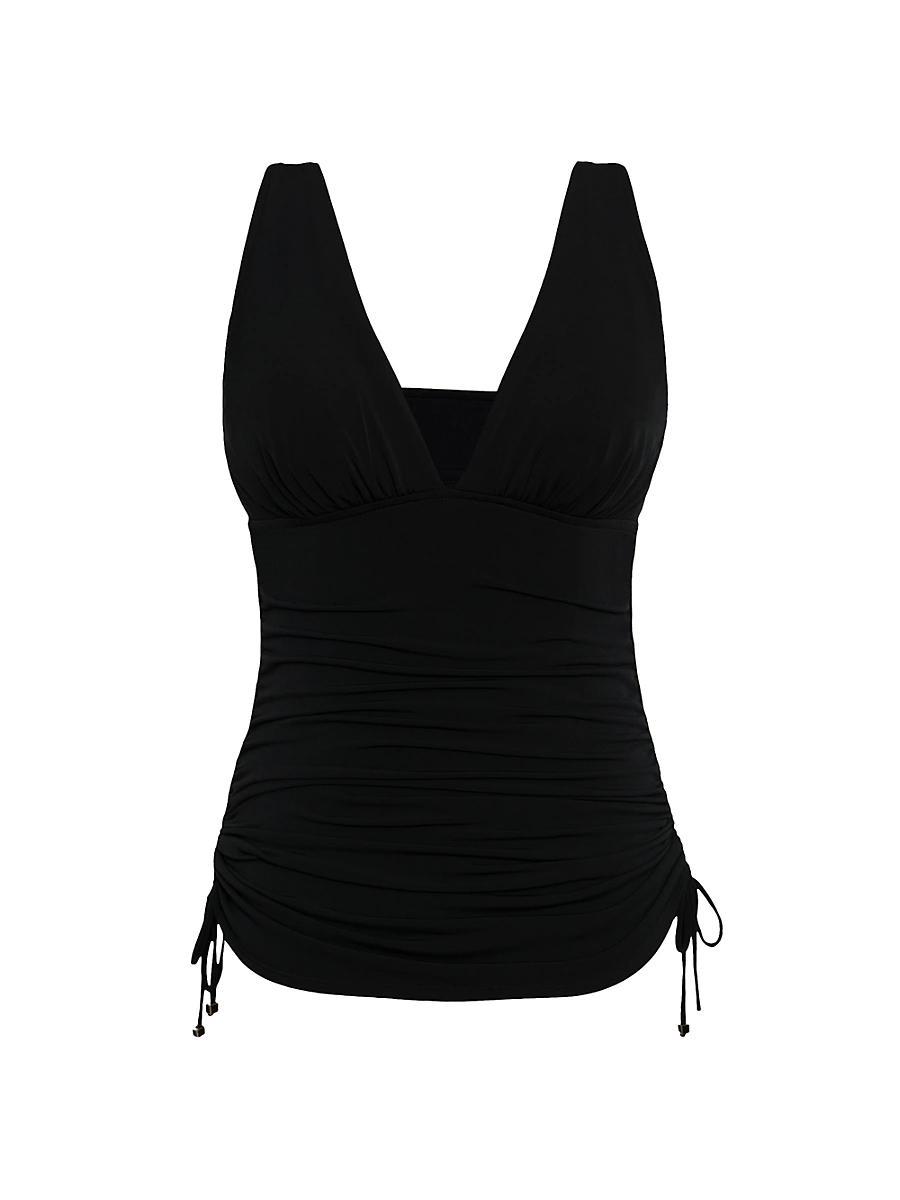 Dani Solids Plunge Tankini Top Product Image