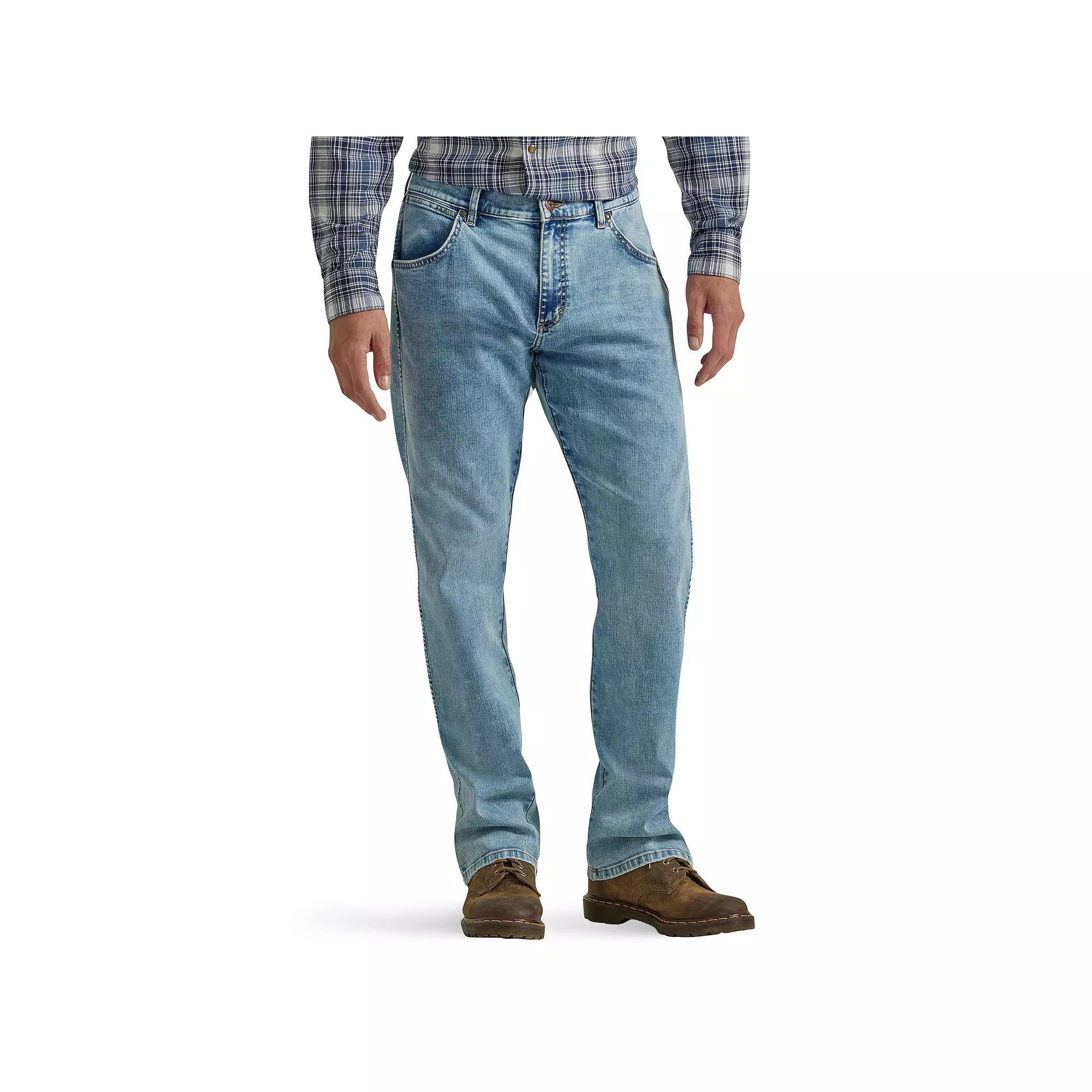 Men's Wrangler Slim Straight Cut Jeans,  Product Image