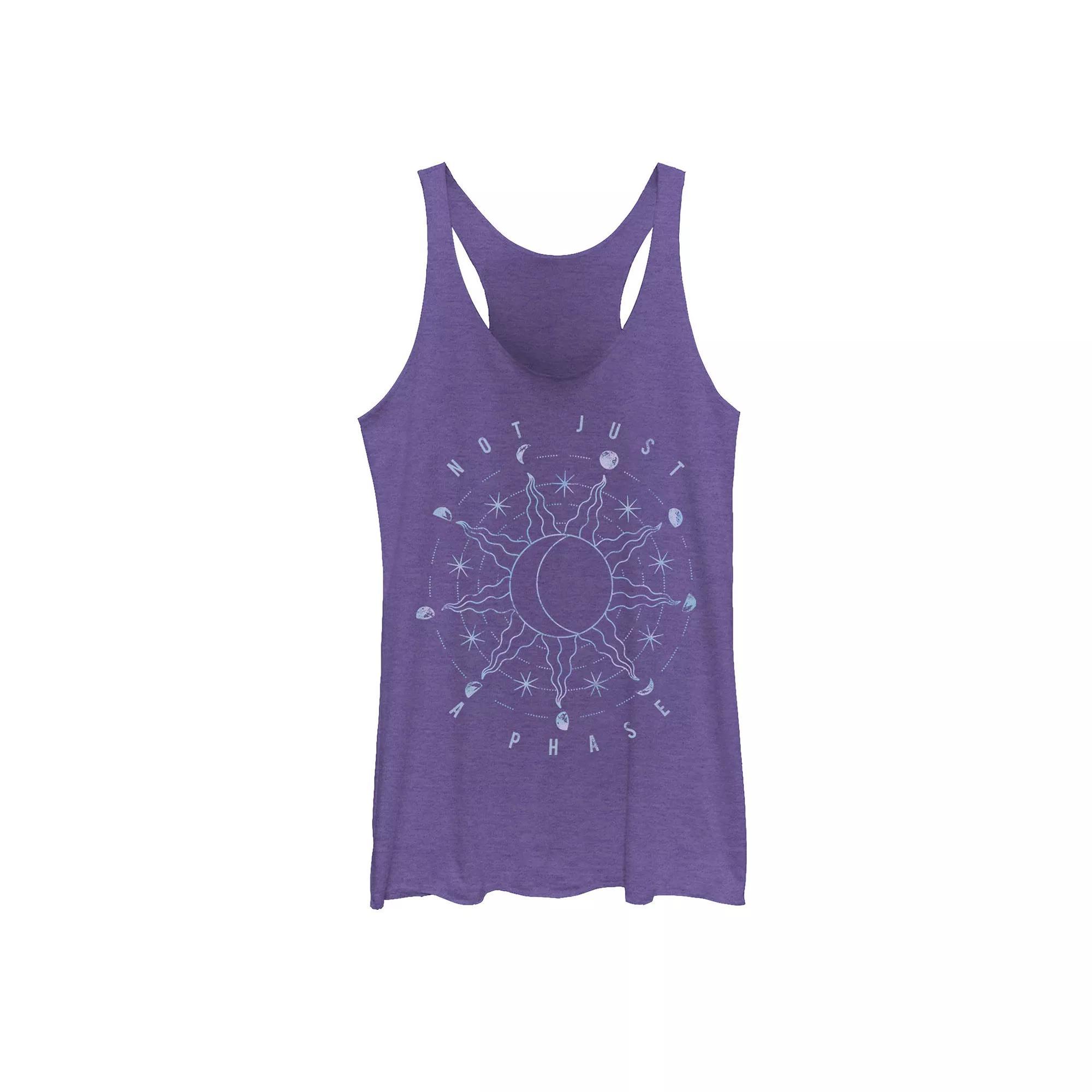 Juniors' Hamsa Moon Sun Geometric Design Graphic Tank Top, Girl's,  Product Image