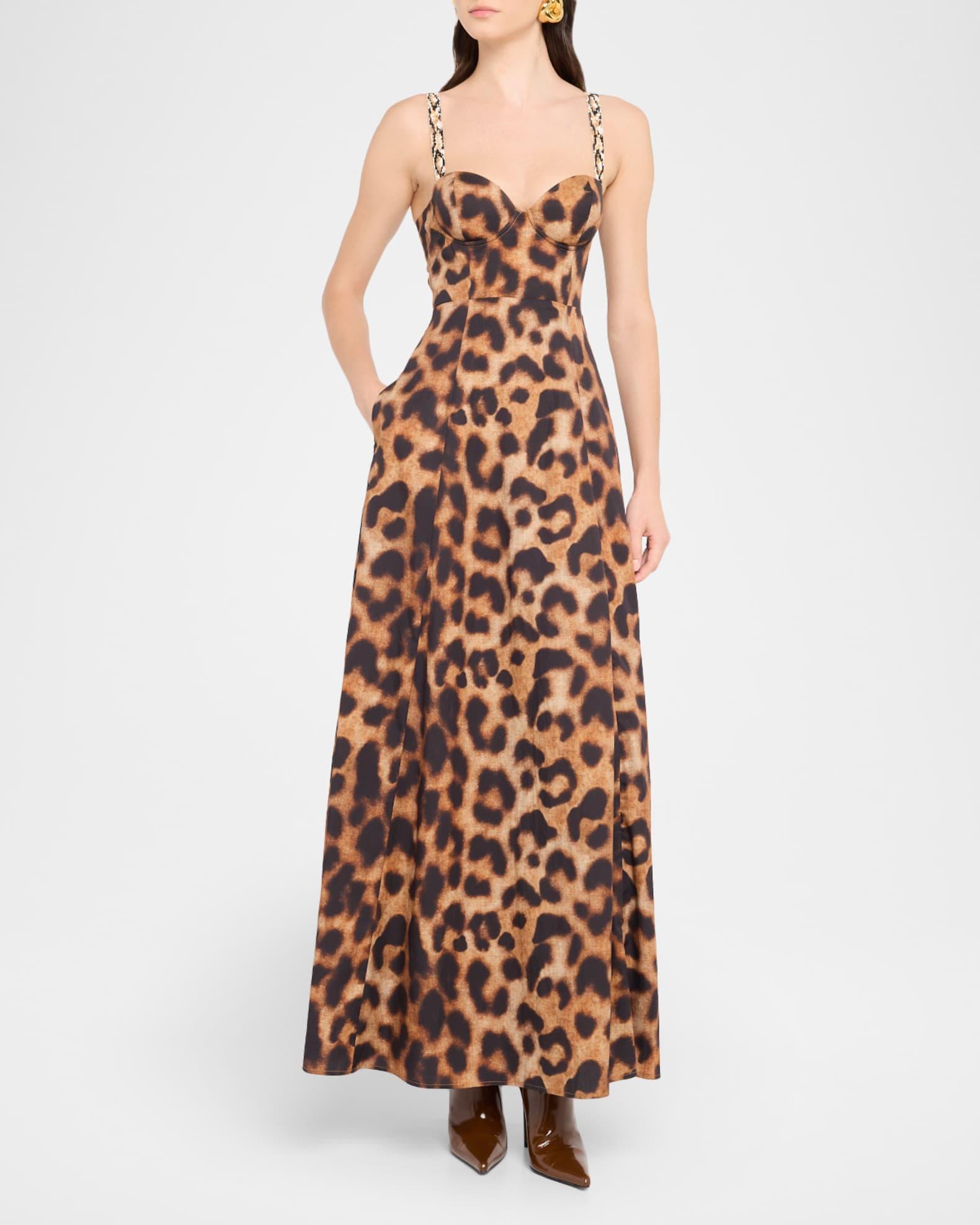 Sutton Leopard Maxi Dress Product Image