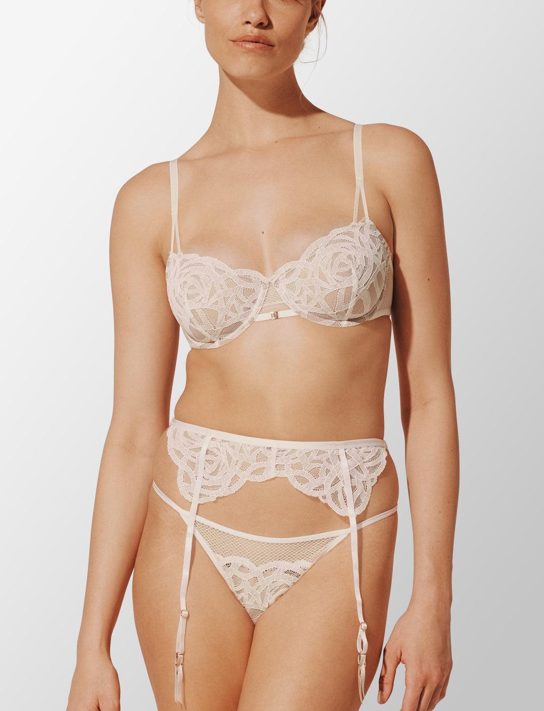 Rose Lace Unlined Demi Bra Product Image