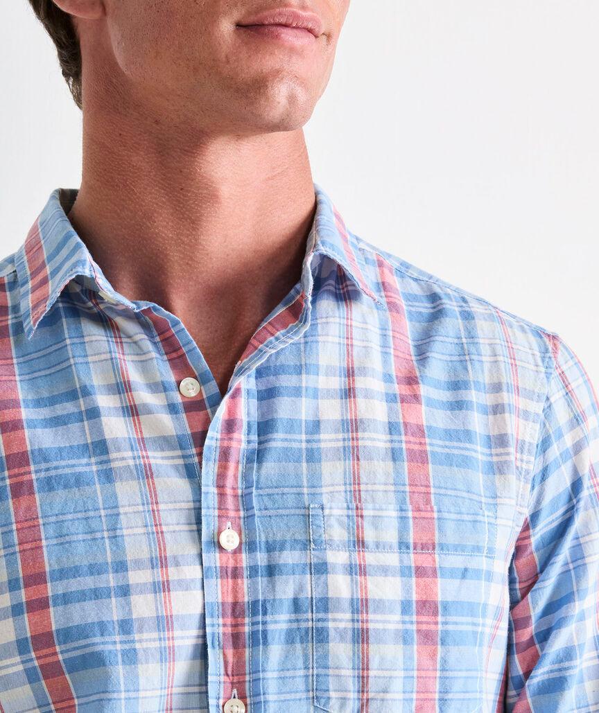 Rockland Plaid Cotton Madras Shirt Product Image