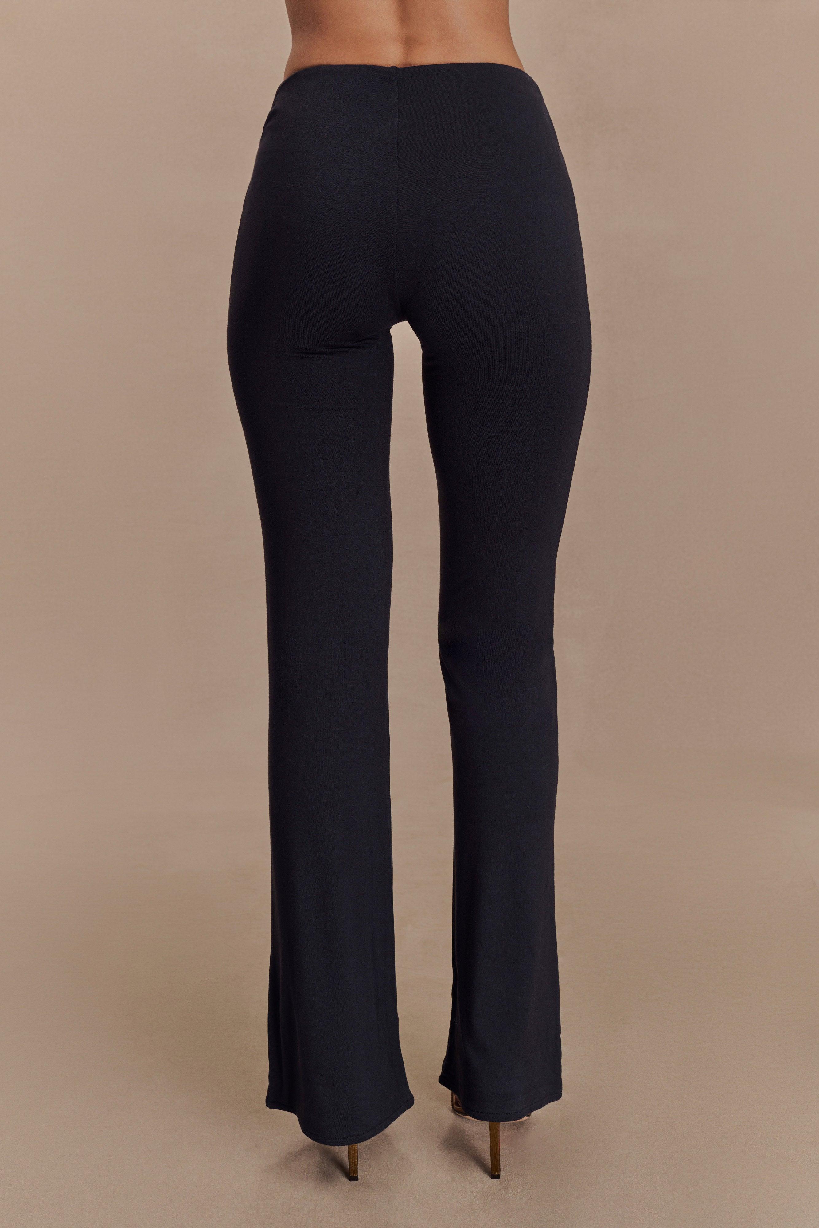 Preston Modal Straight Leg Pants - Black Product Image