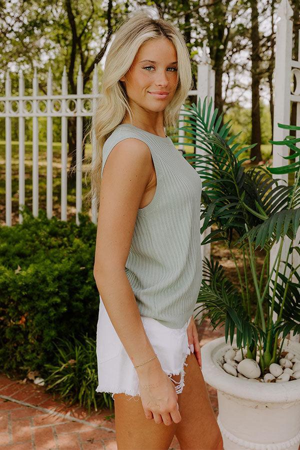 Minimal Muse Knit Top in Pear Product Image