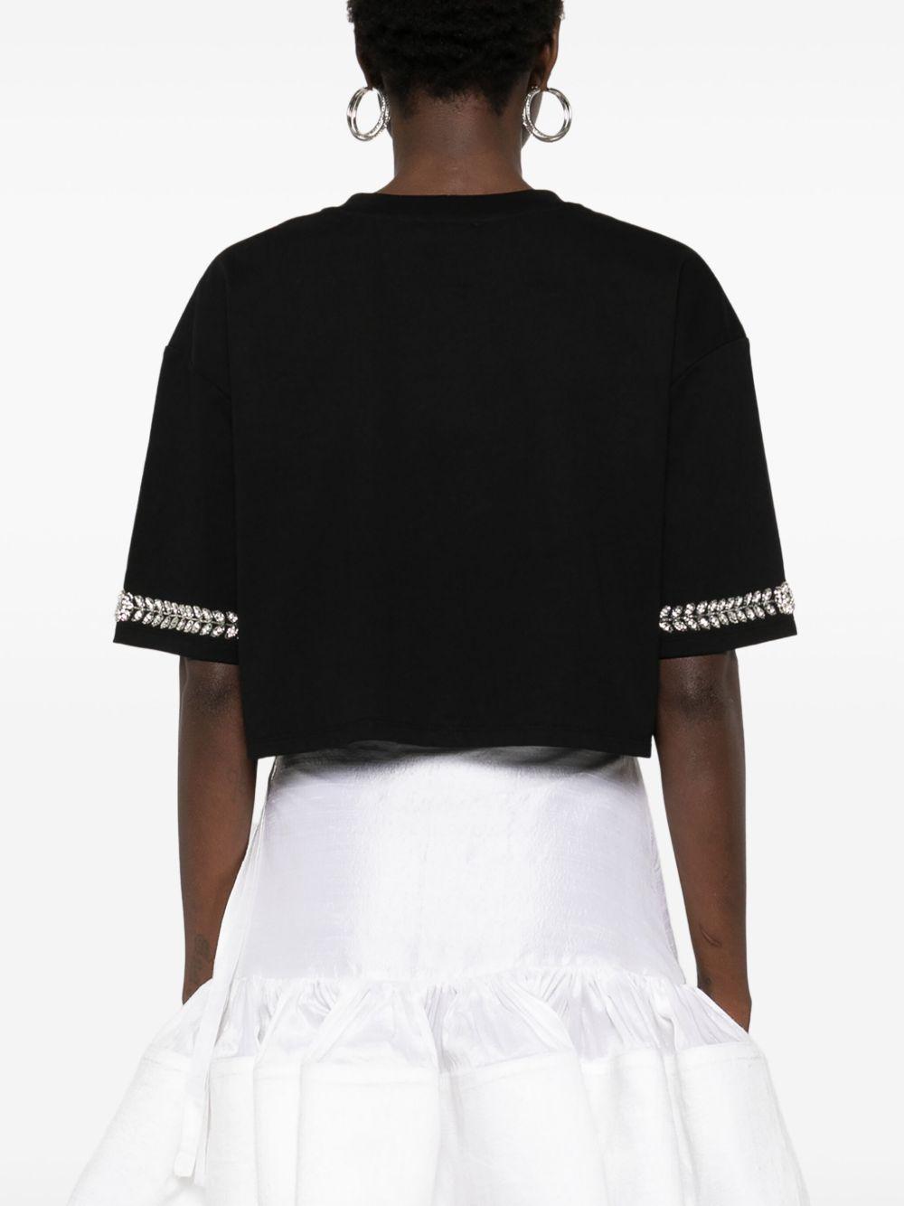 crystal-embellished T-shirt Product Image