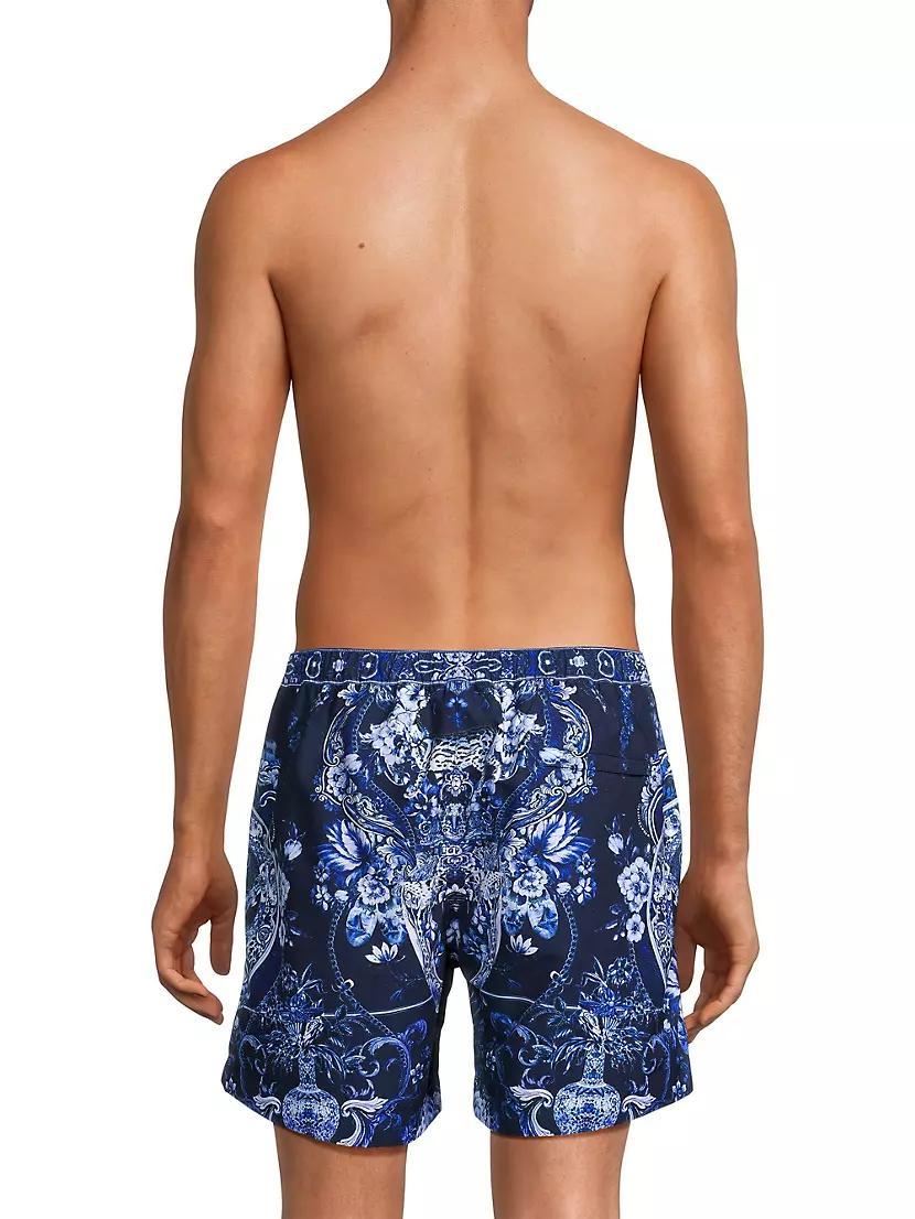 Delft Dynasty Abstract Swim Shorts Product Image