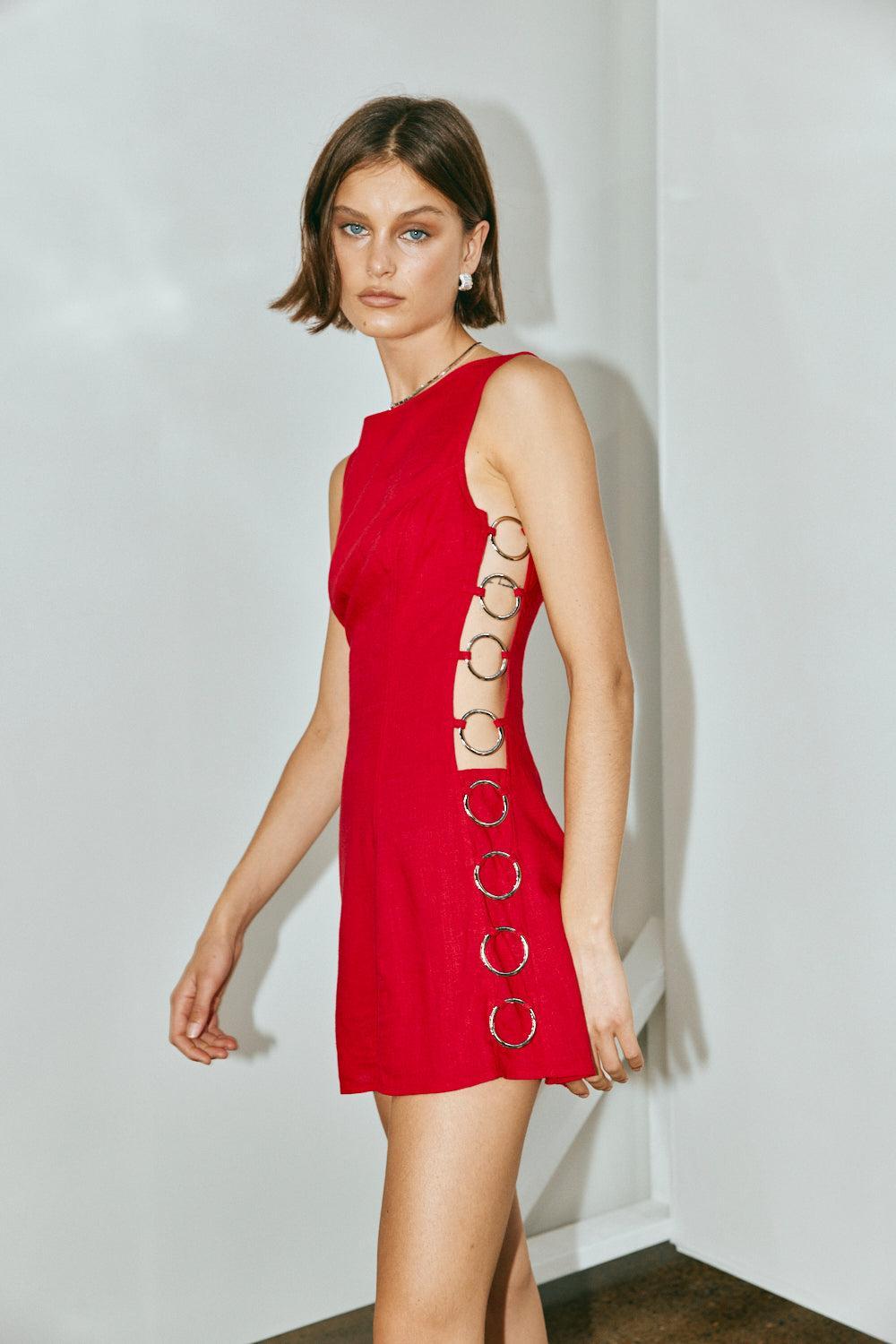 Discoteca Mini Dress Chilli Product Image