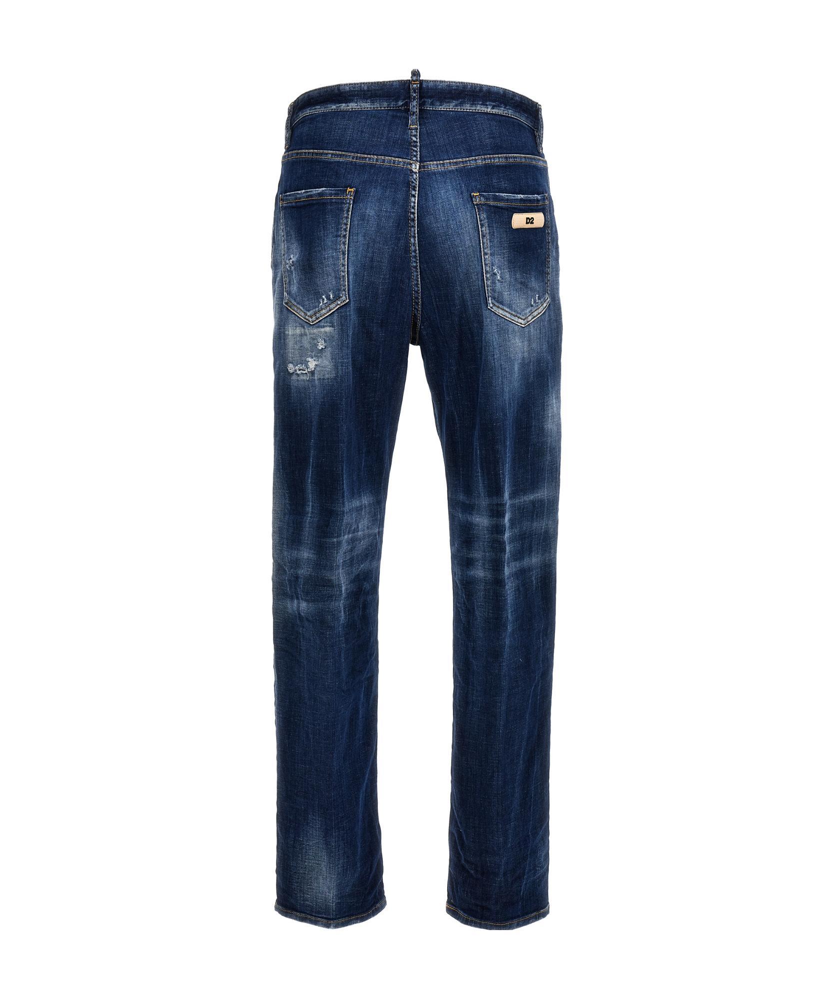 DSQUARED2 Cool Guy Paint-splatter Skinny Jeans In Blue Product Image