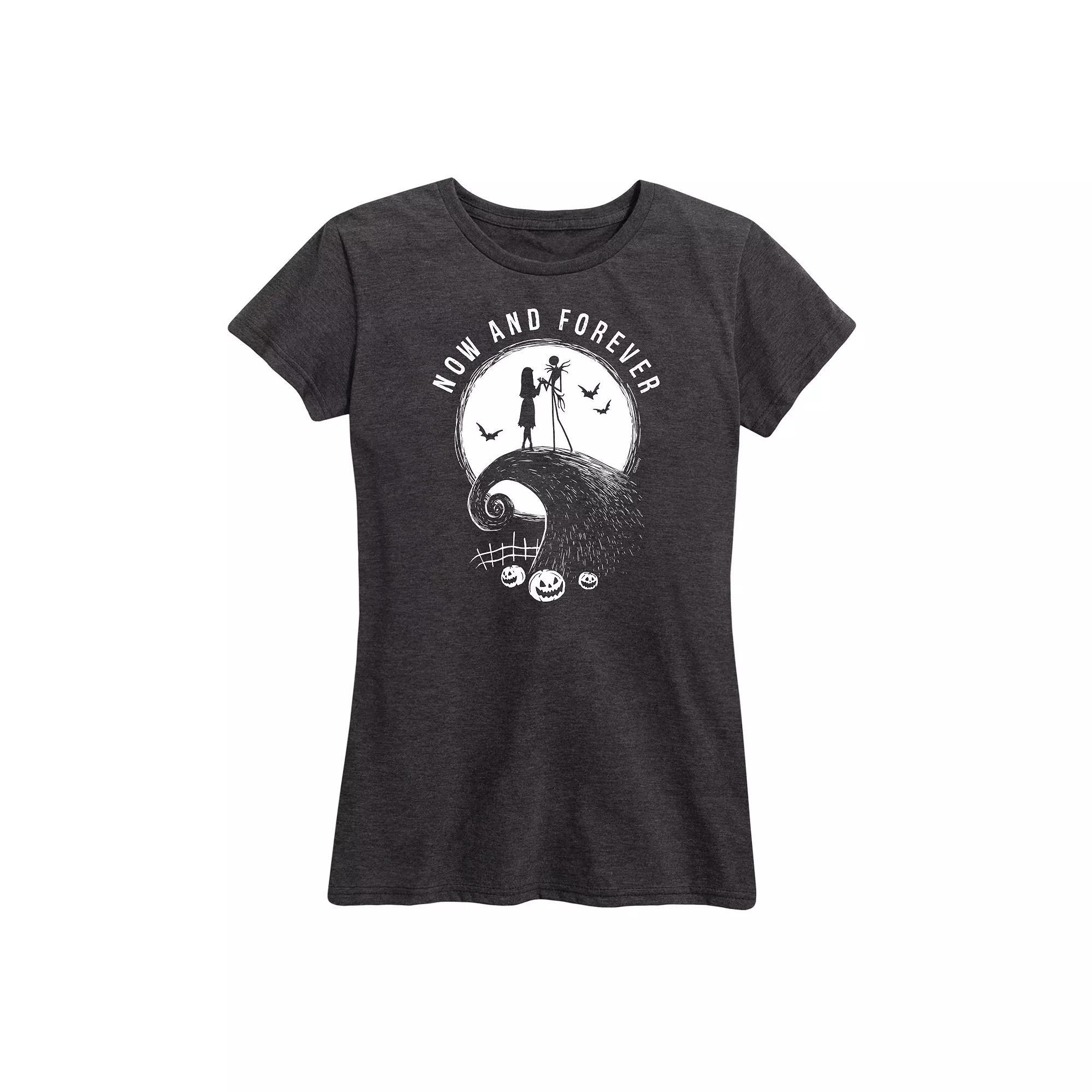 Disney's Nightmare Before Christmas Women's Now and Forever Graphic Tee, Girl's,  Product Image