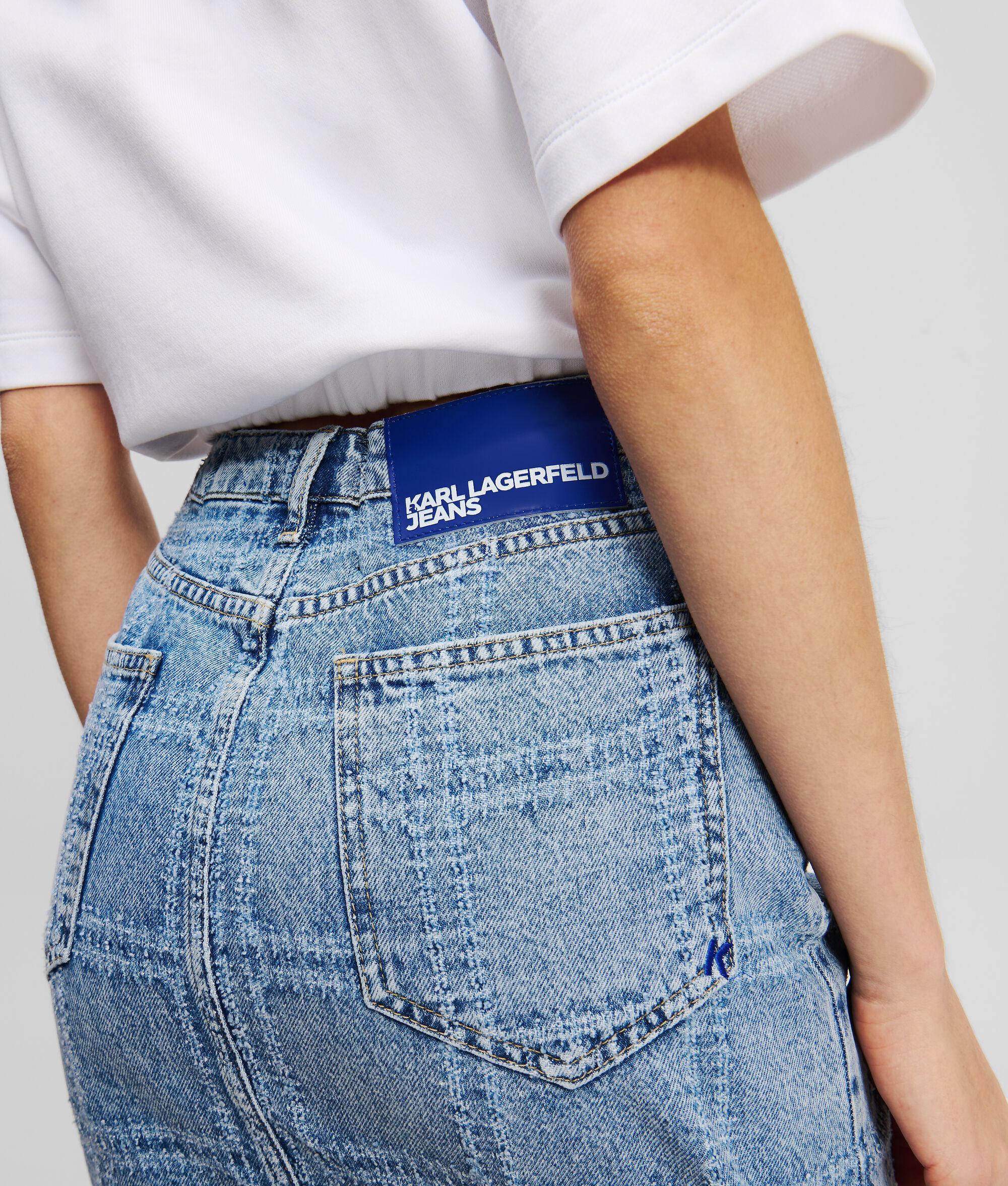 PATCHWORK DENIM SKIRT Product Image