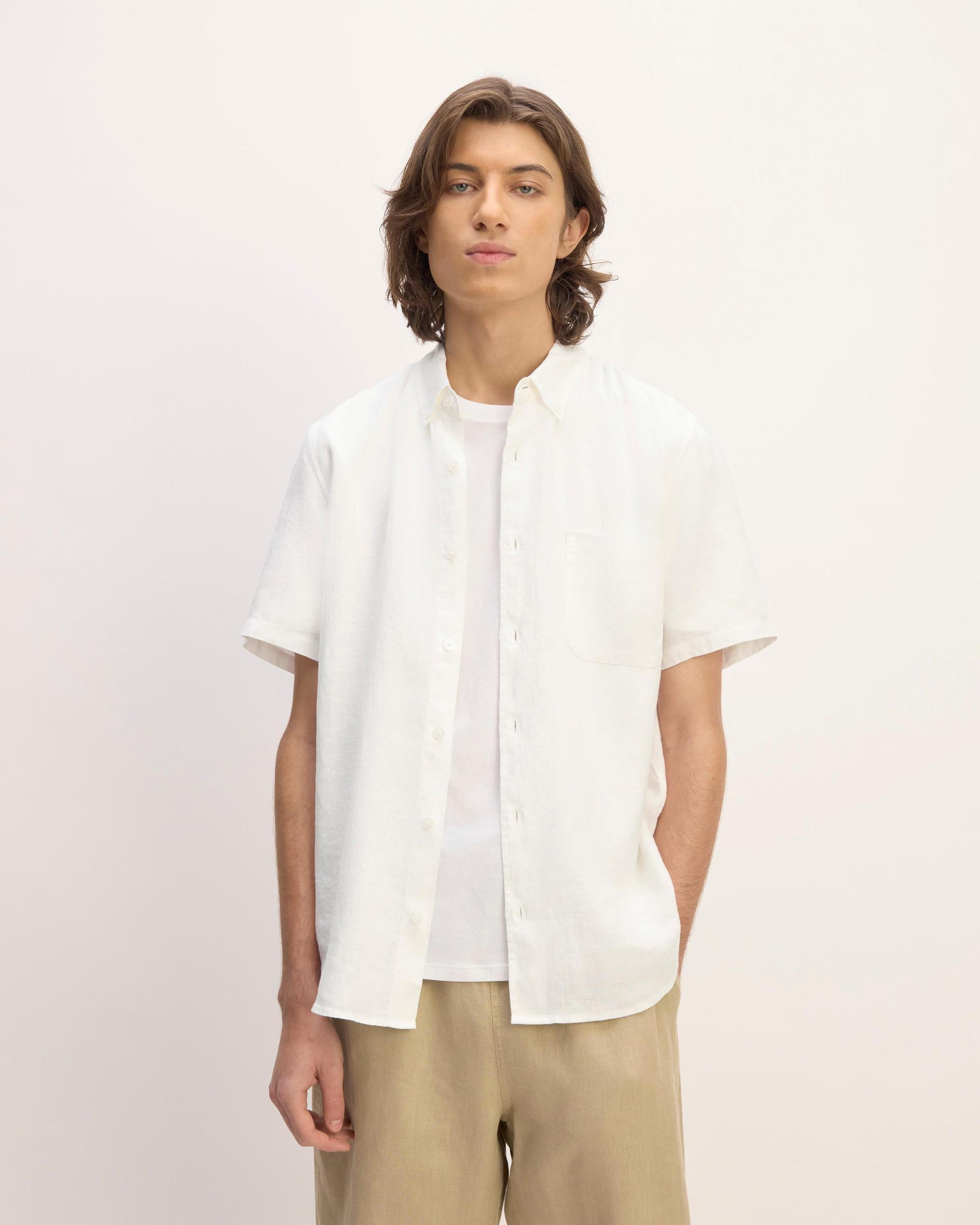 Mens Classic Short-Sleeve Shirt in Linen by Everlane Product Image
