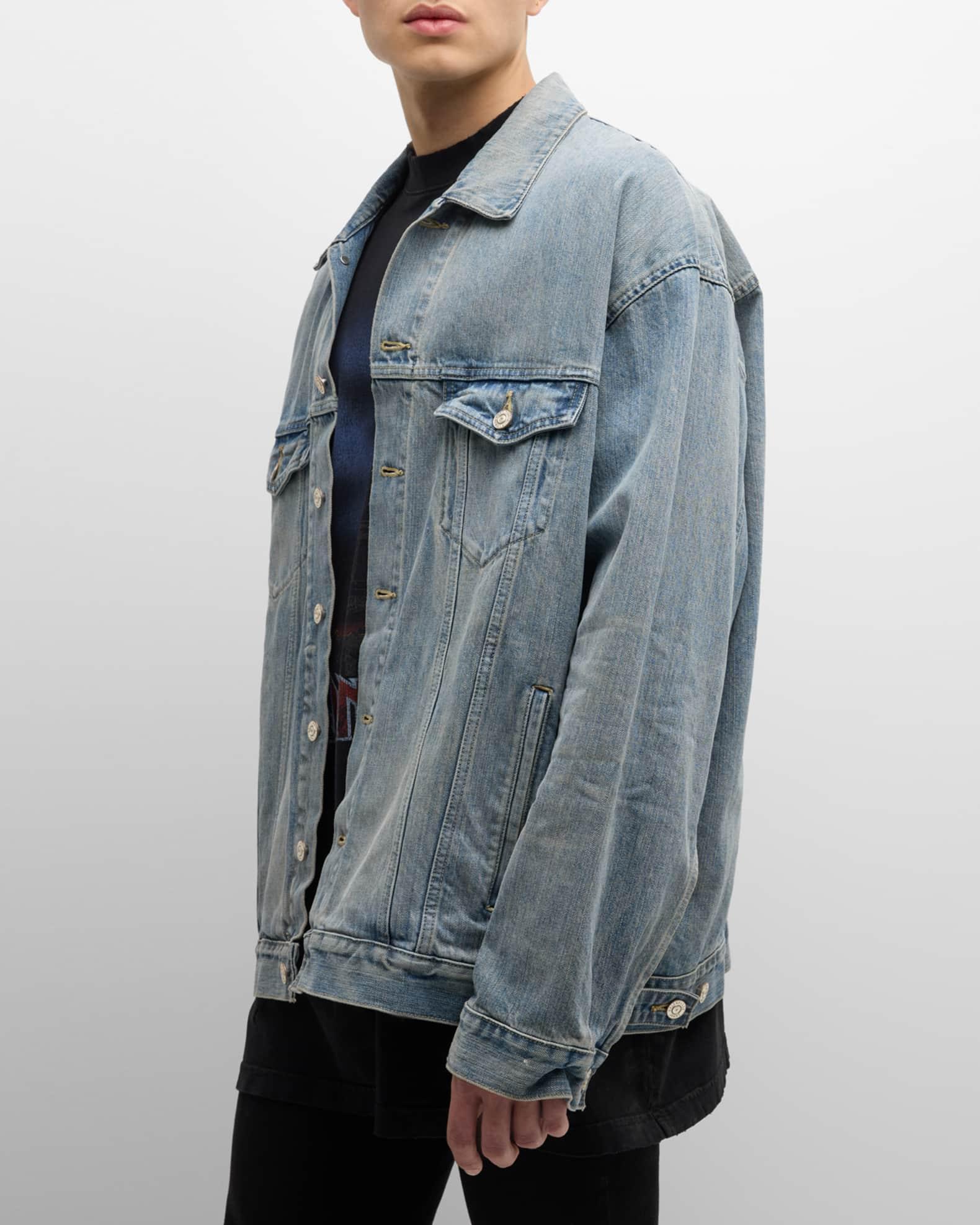 Men's Oversized Denim Jacket Product Image