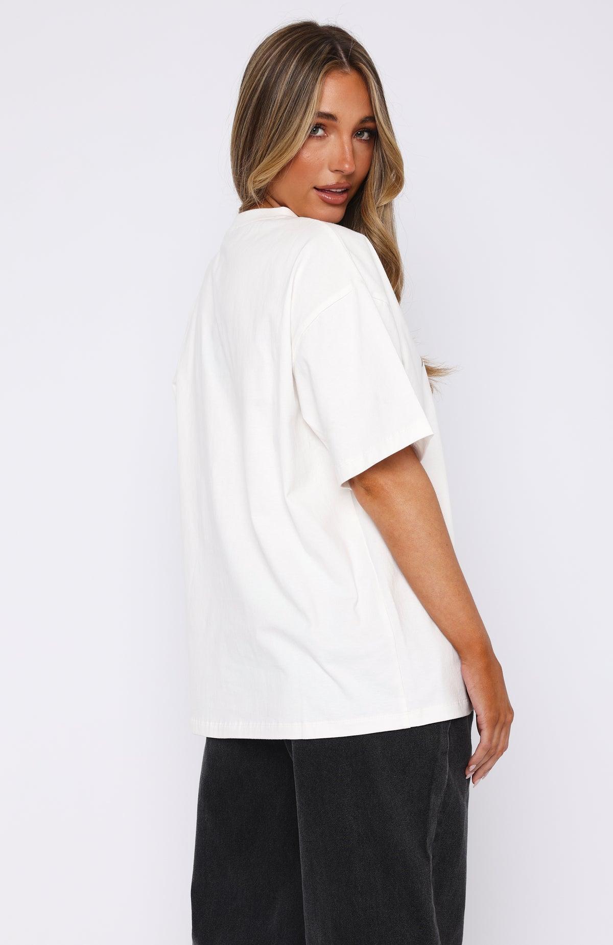 Need Some Time Oversized Tee White Product Image