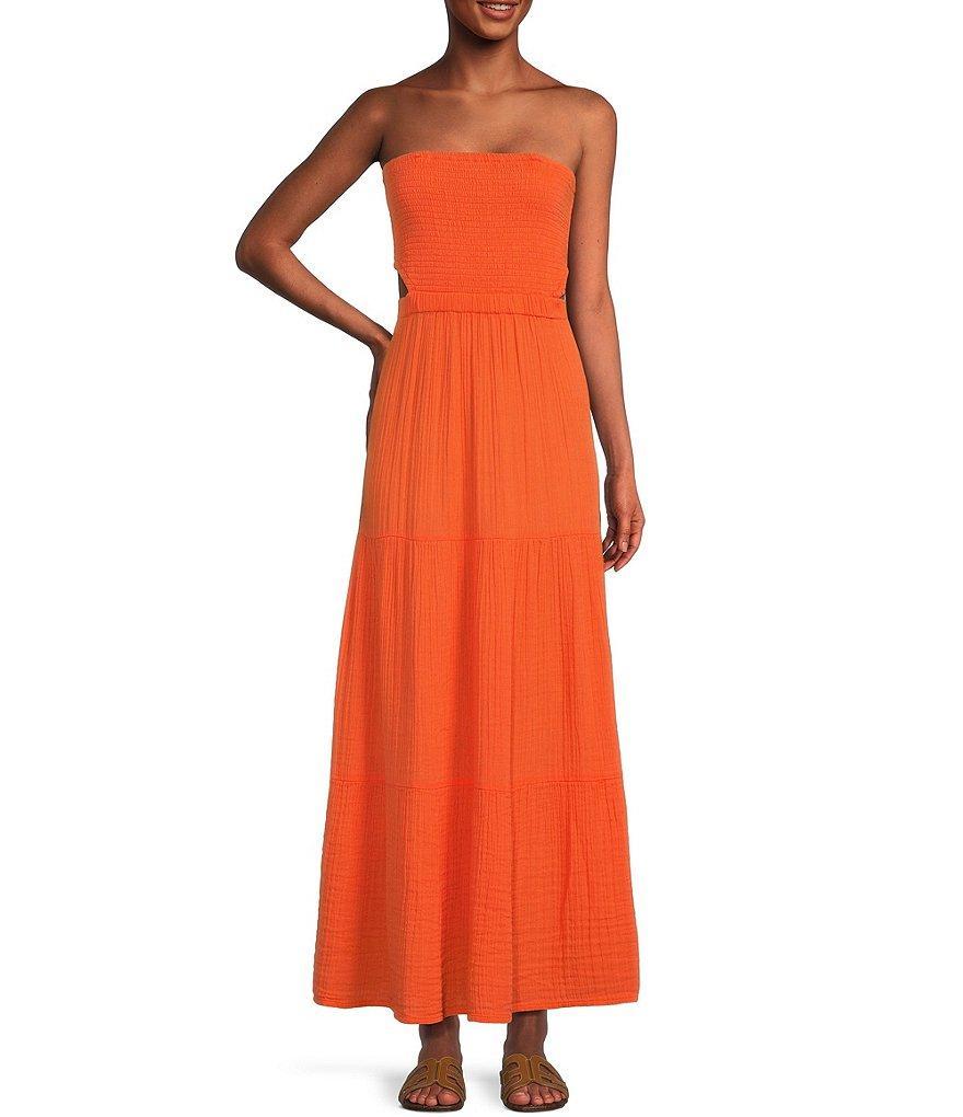 Rip Curl Premium Surf Strapless Open Back Maxi Dress Product Image