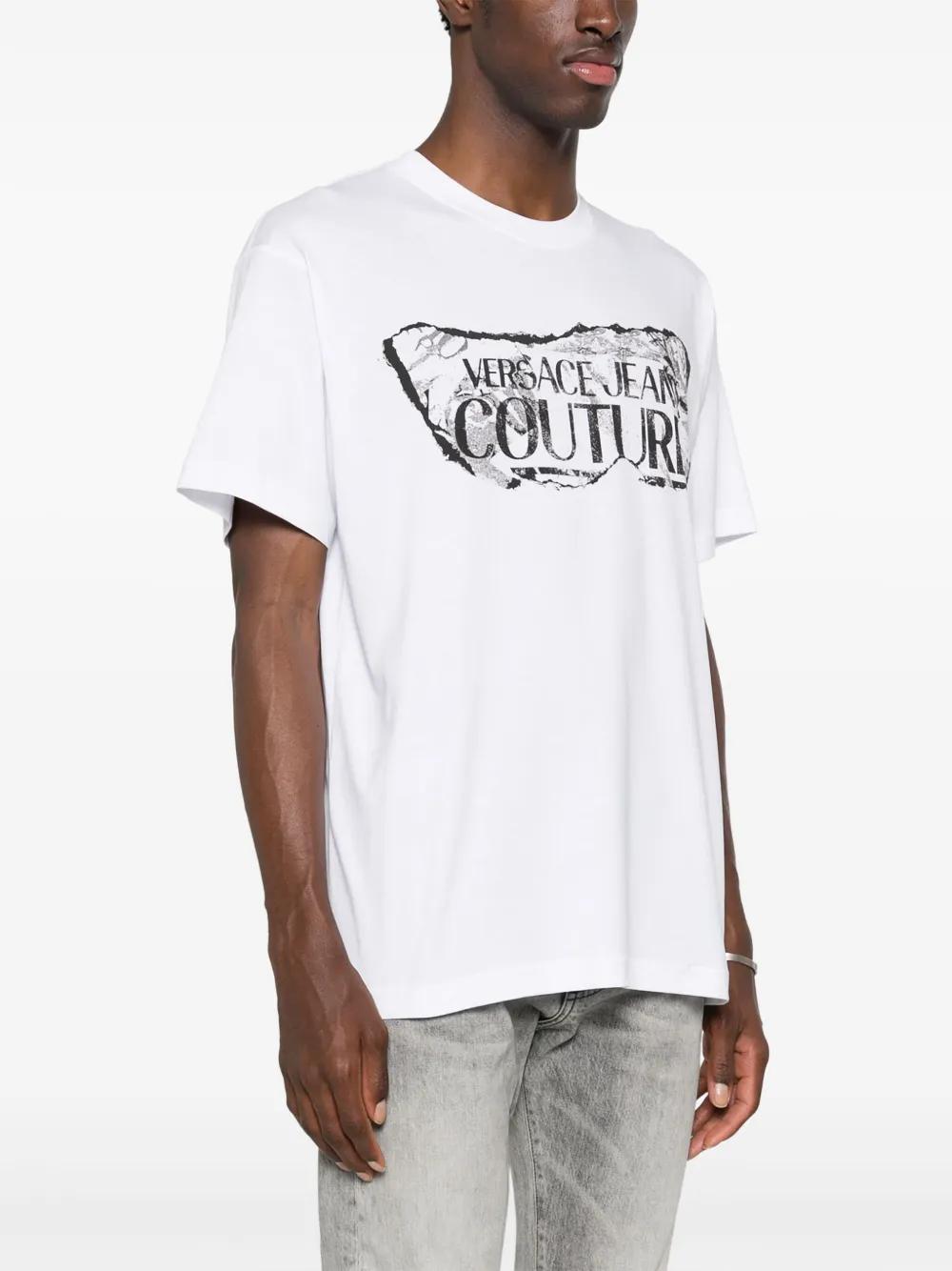 logo-print cotton T-shirt Product Image