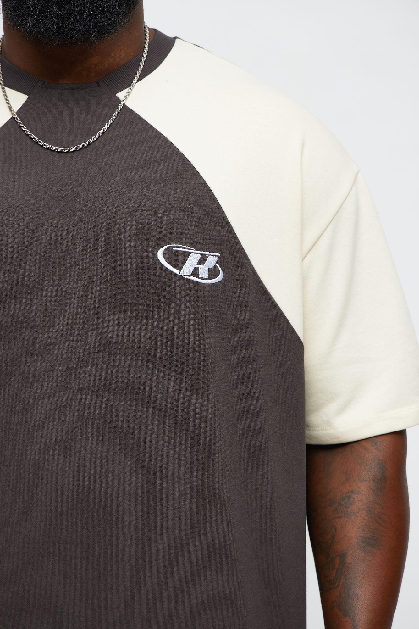 Rook Oversized Tee - Grey Product Image