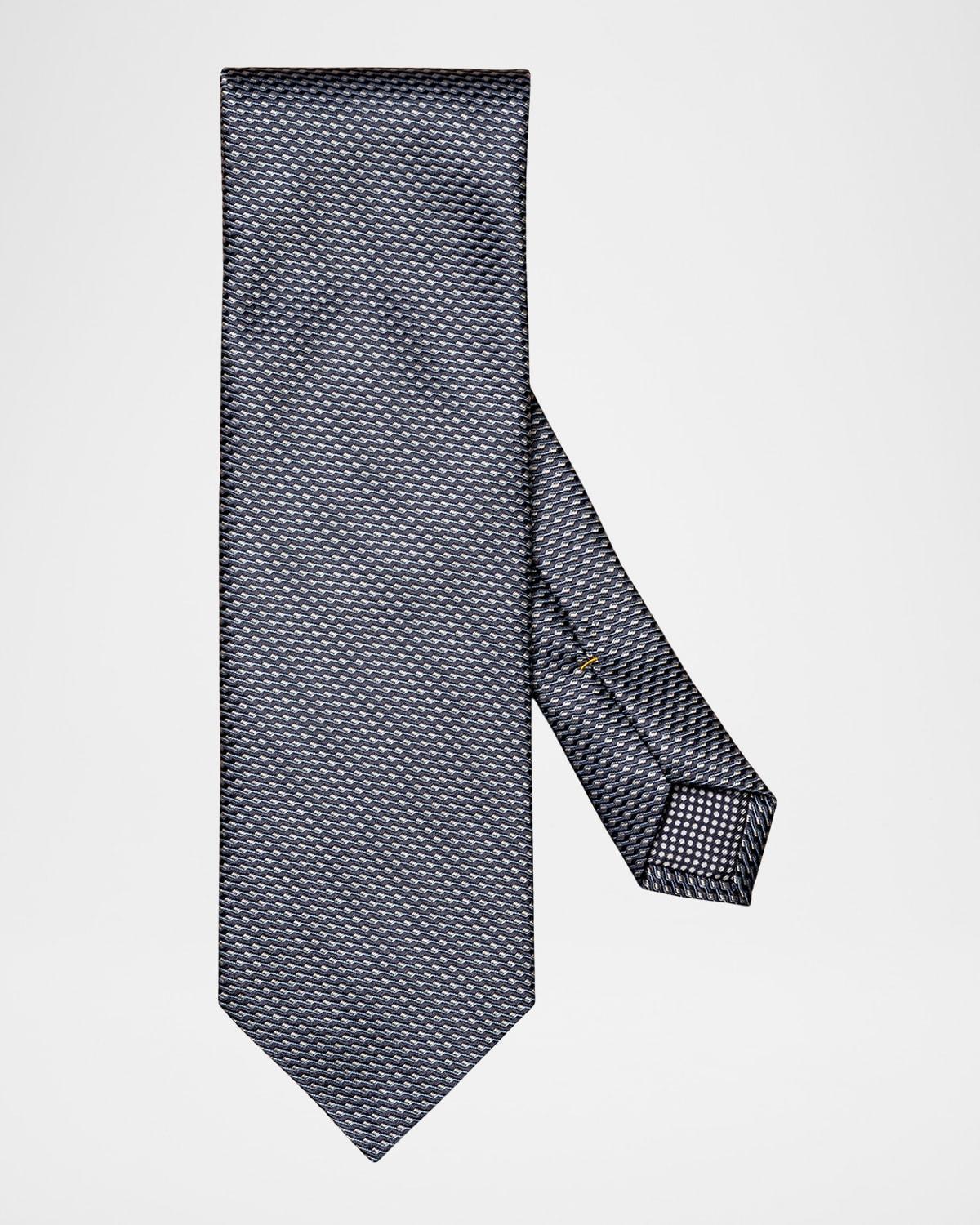 Men's Geometric Silk Tie Product Image