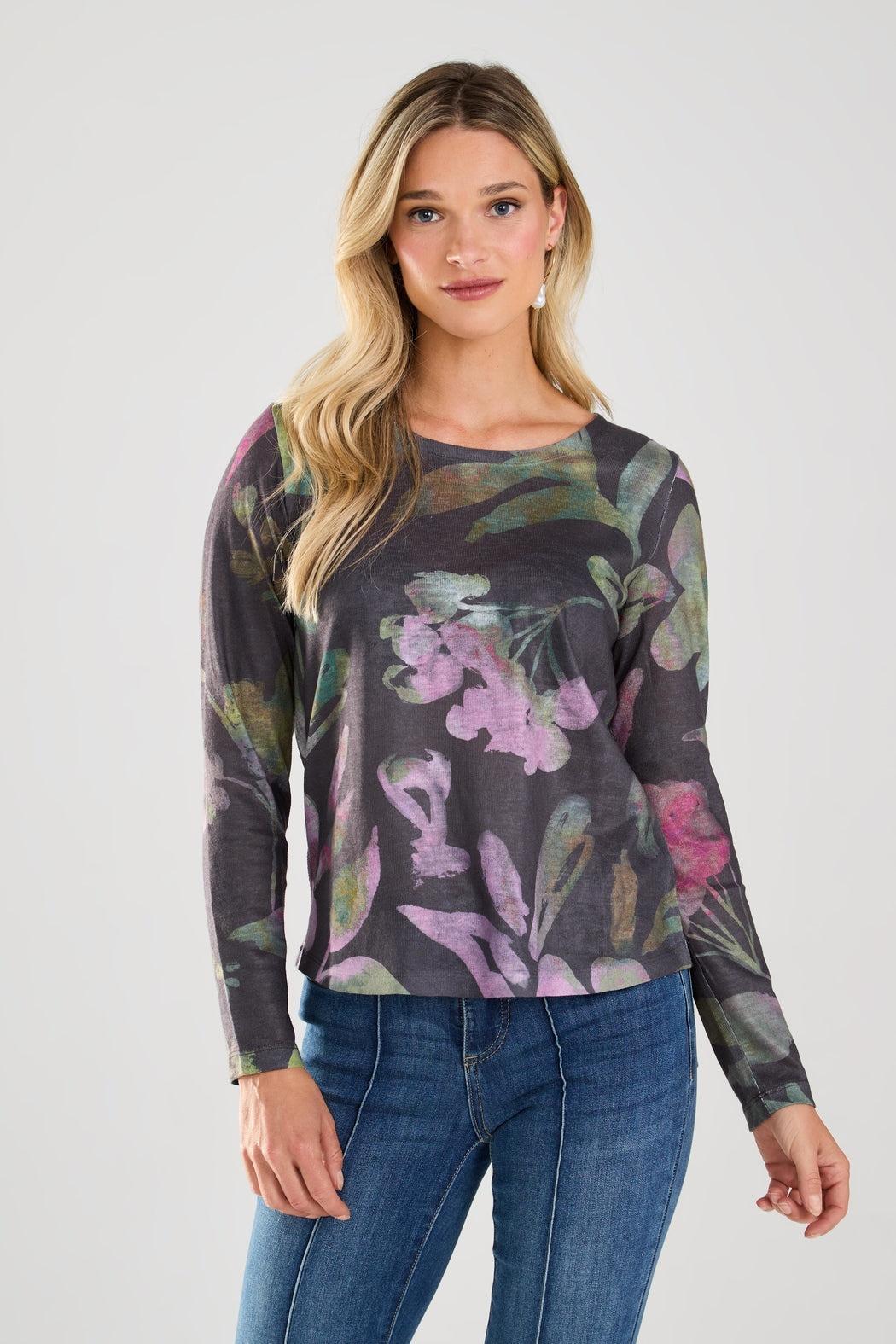 Purple Magnolias Top Product Image